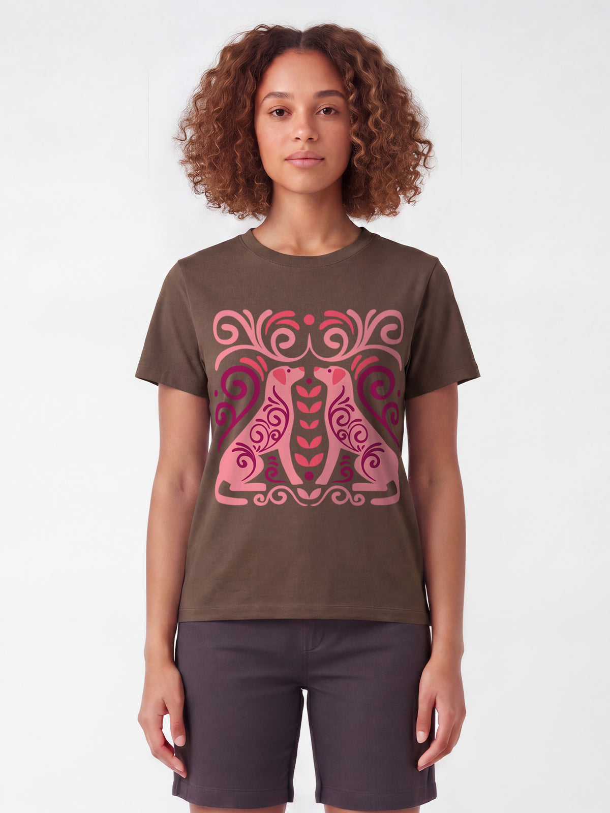 Hundeliebe | T-Shirt Frauen-model_01;C135