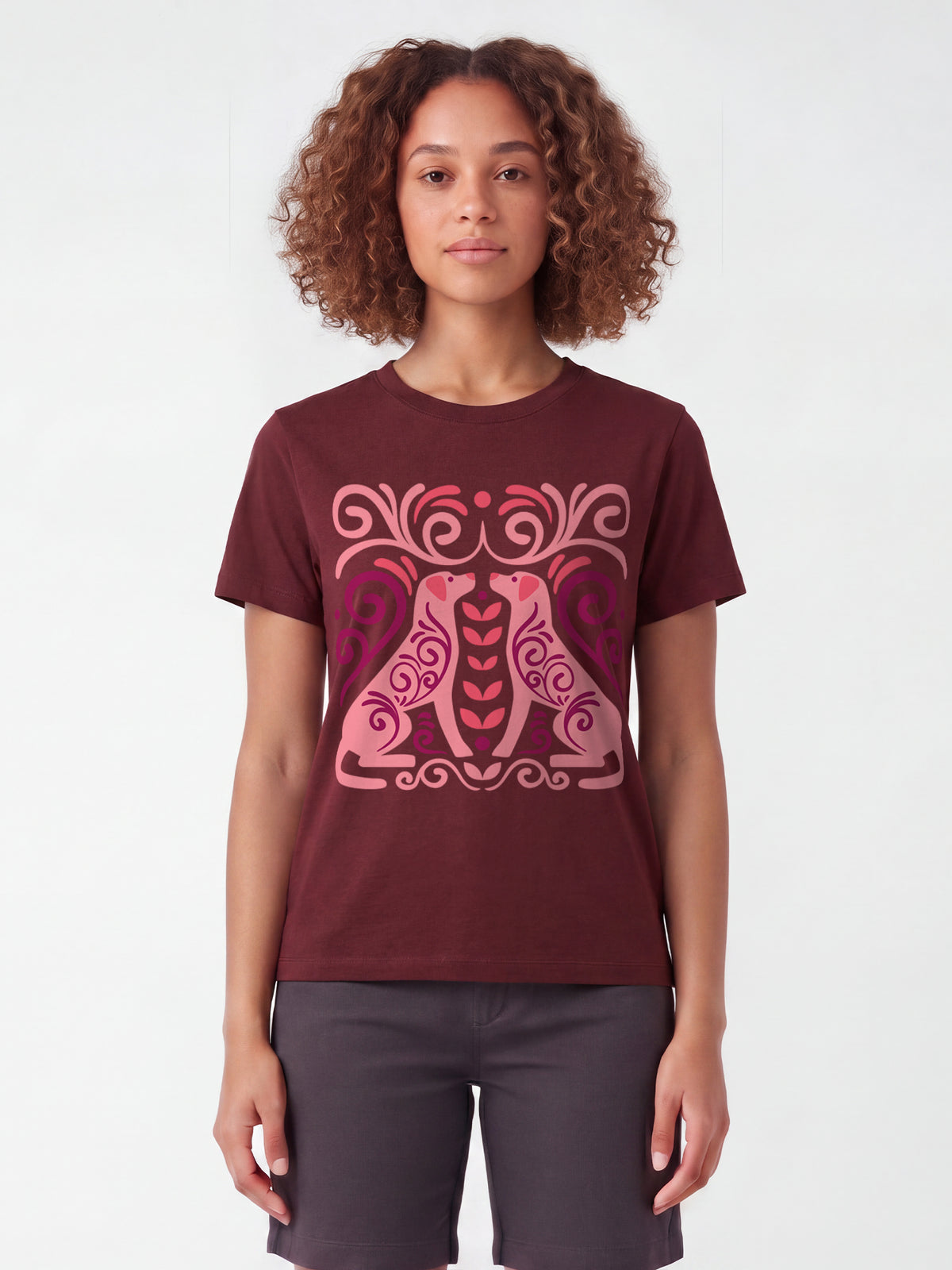 Hundeliebe | T-Shirt Frauen-model_01;C244