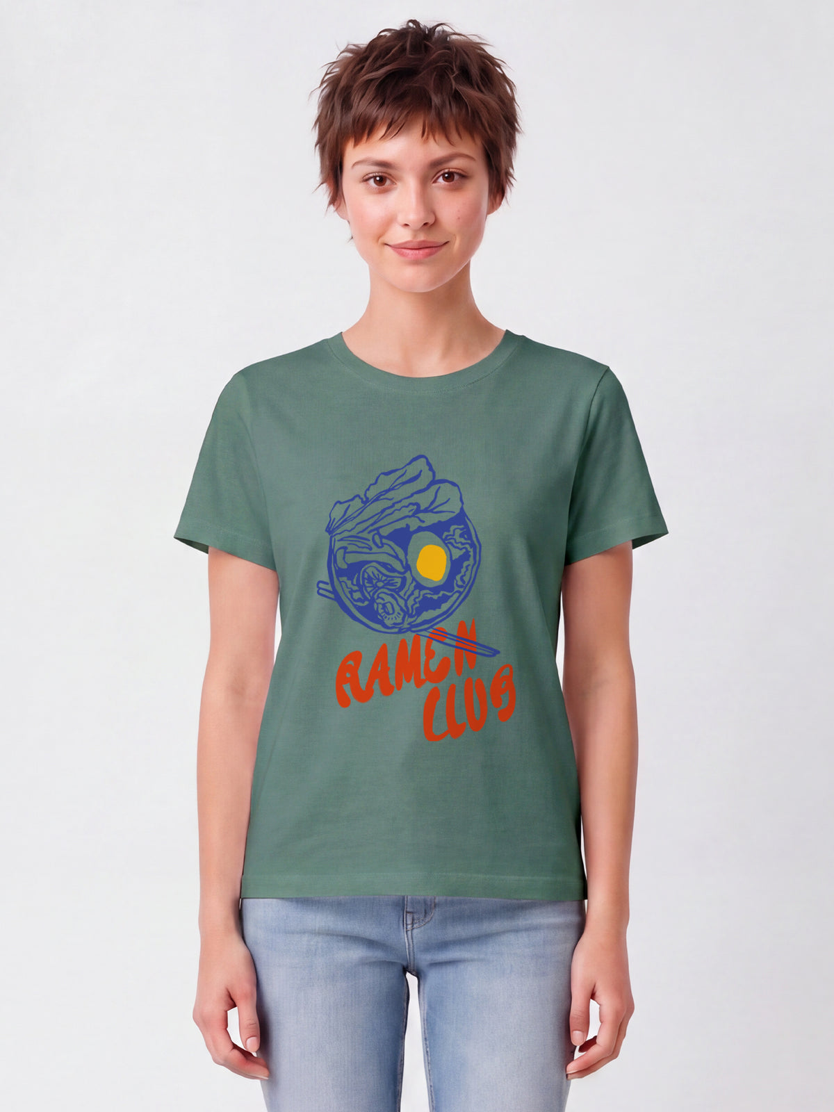 Ramen Club | T-Shirt Frauen-model_01;C144