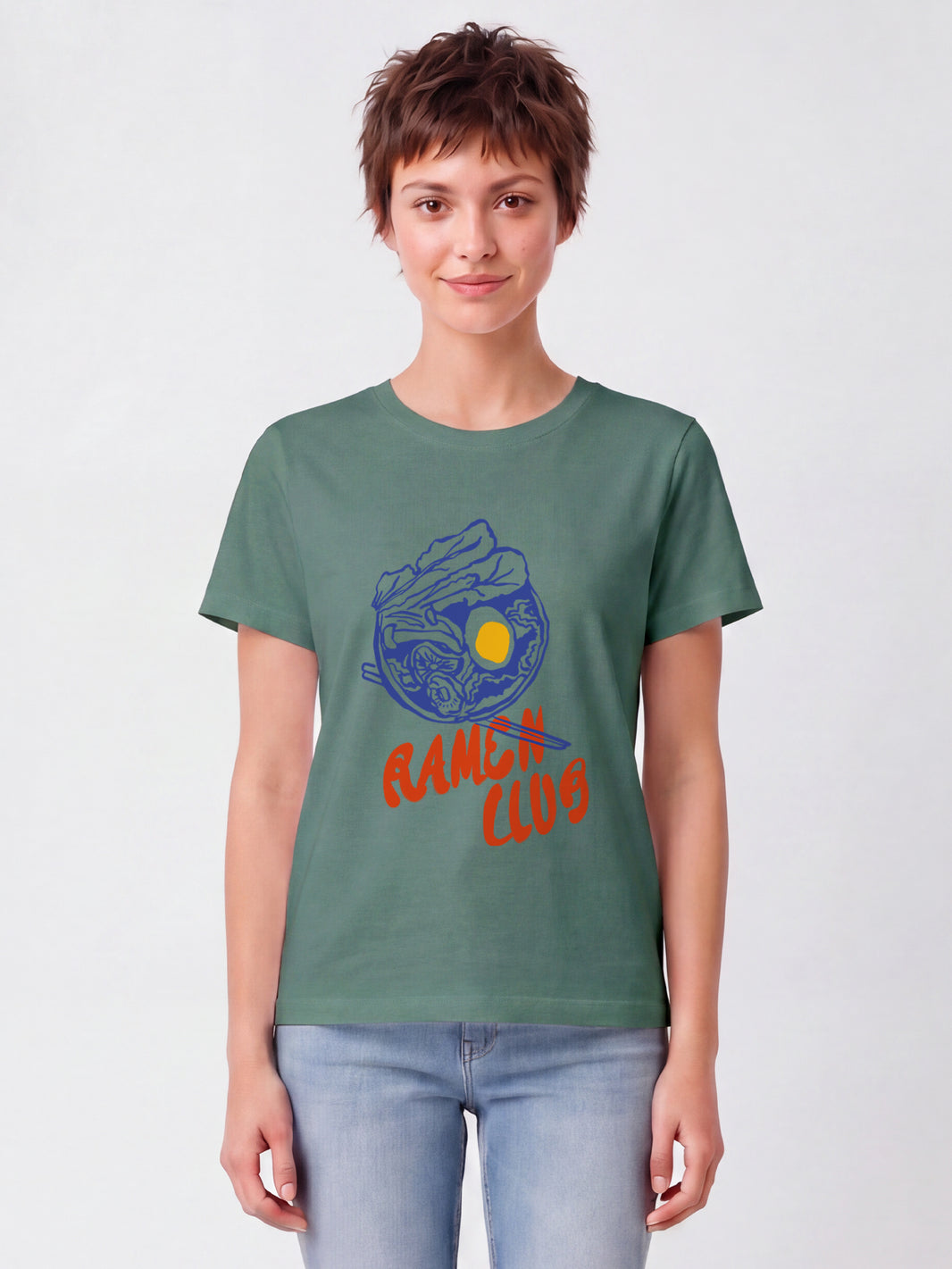 Ramen Club | T-Shirt Frauen-model_01;C144