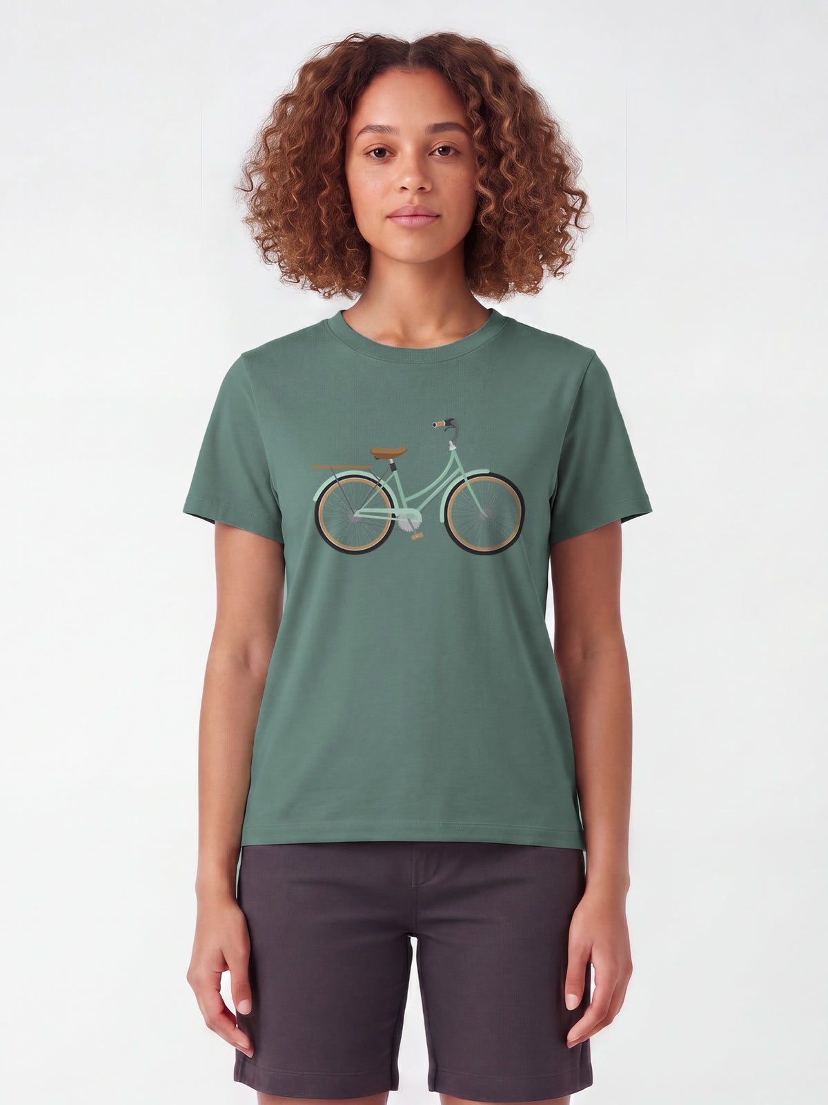 Mint Bike | T-Shirt Frauen-model_01;C144