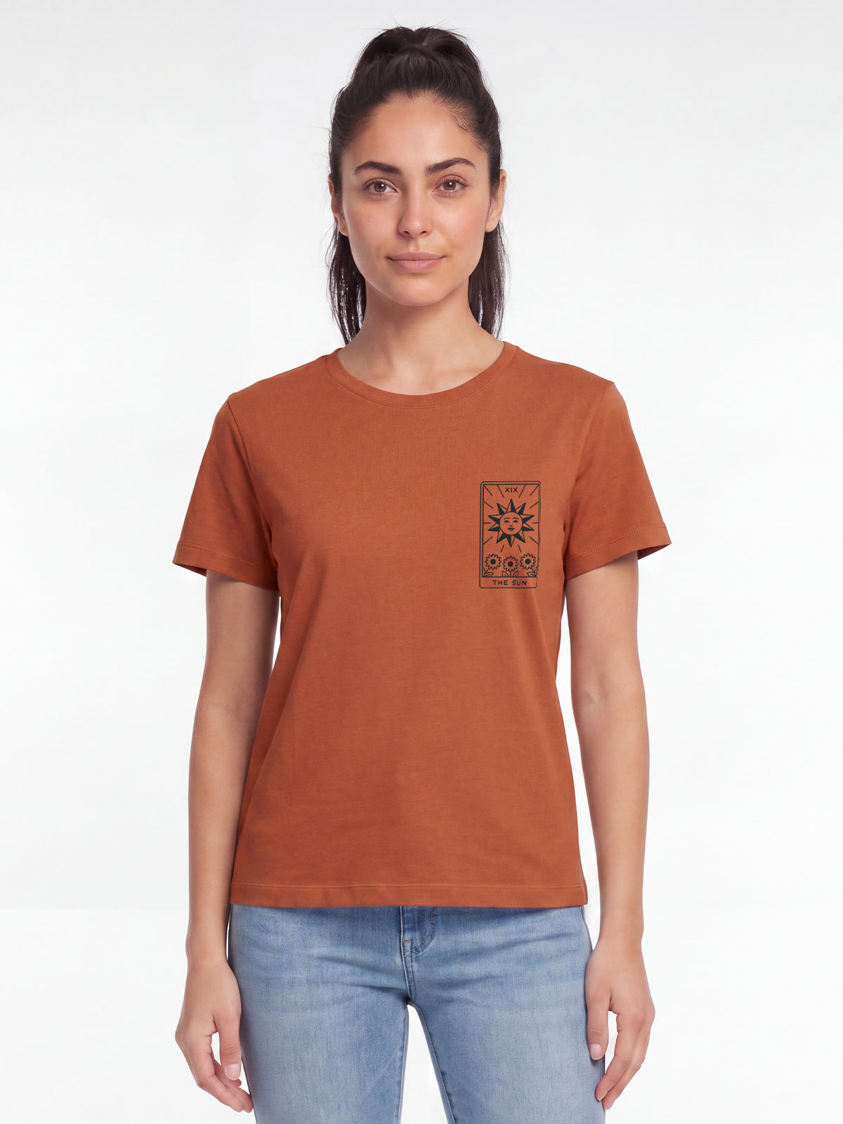 Tarot The Sun | T-Shirt Frauen-model_01;C730