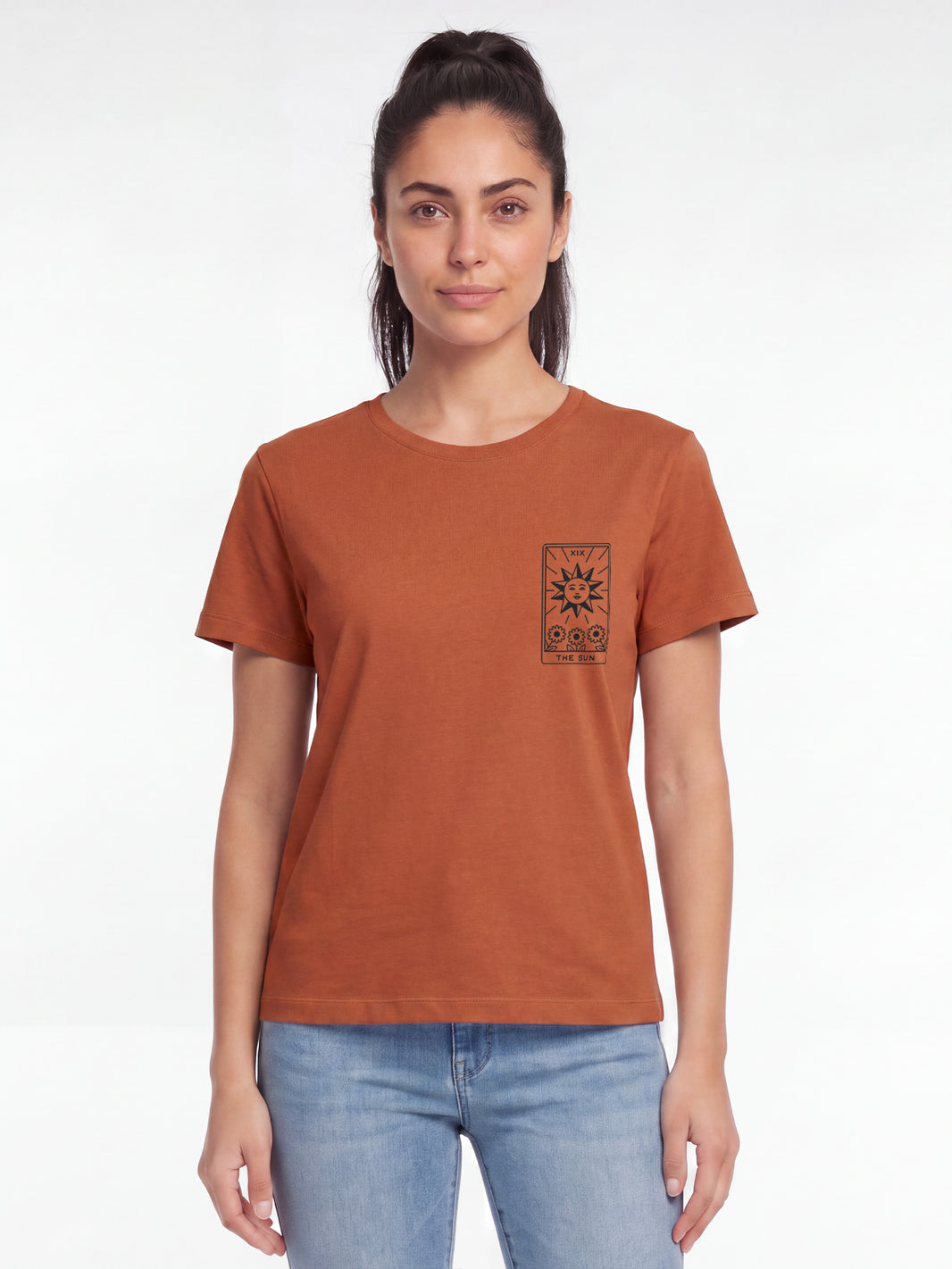 Tarot The Sun | T-Shirt Frauen-model_01;C730