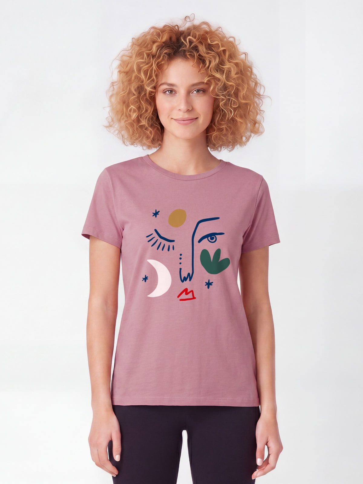 Love and flex | T-Shirt Frauen-model_01;C355