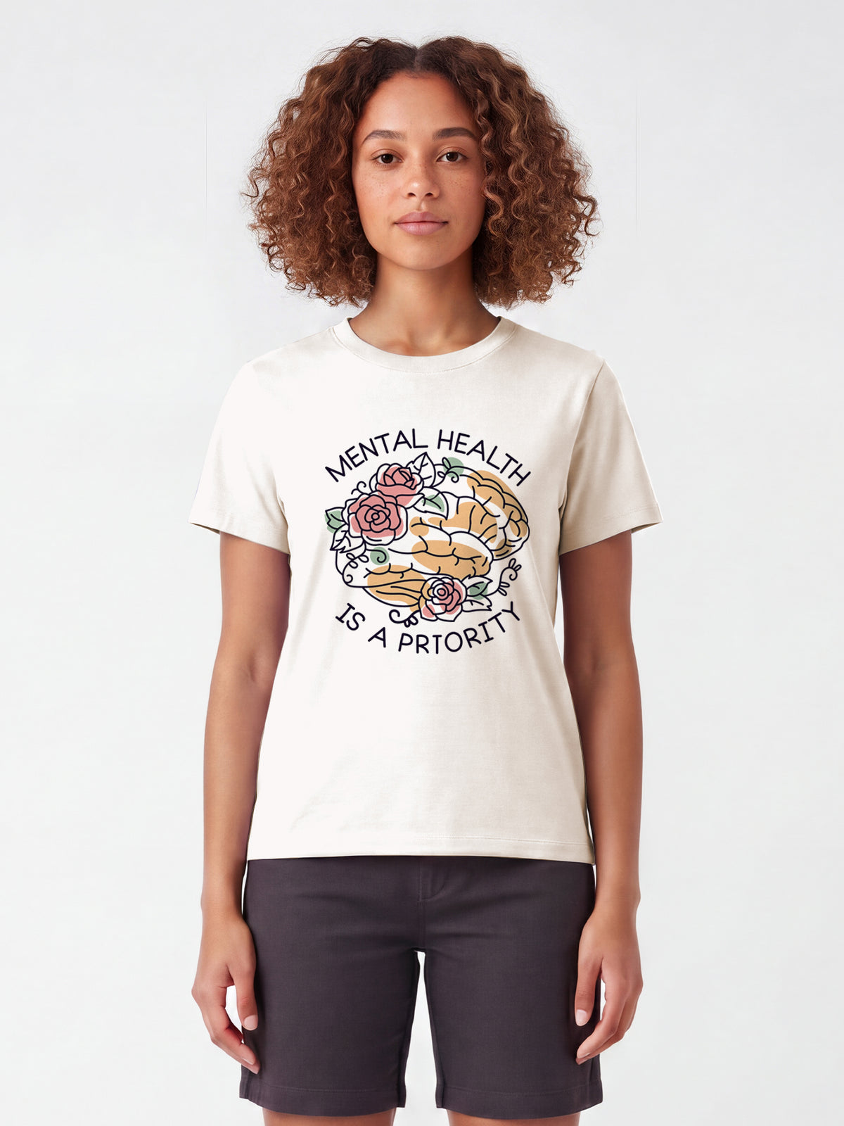 Mental Health | T-Shirt Frauen-model_01;C018