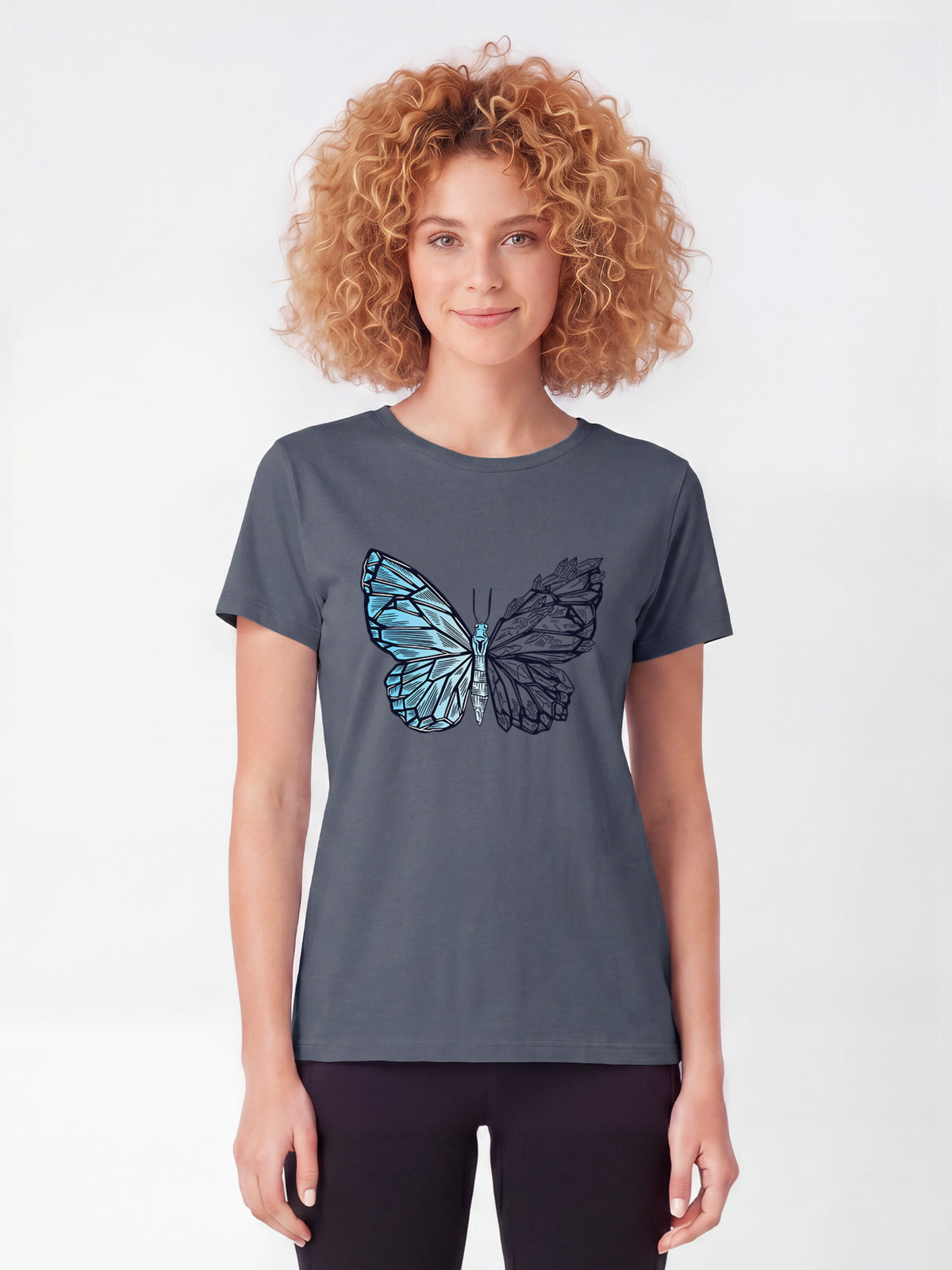 Crystal Butterfly | T-Shirt Frauen-model_01;C156