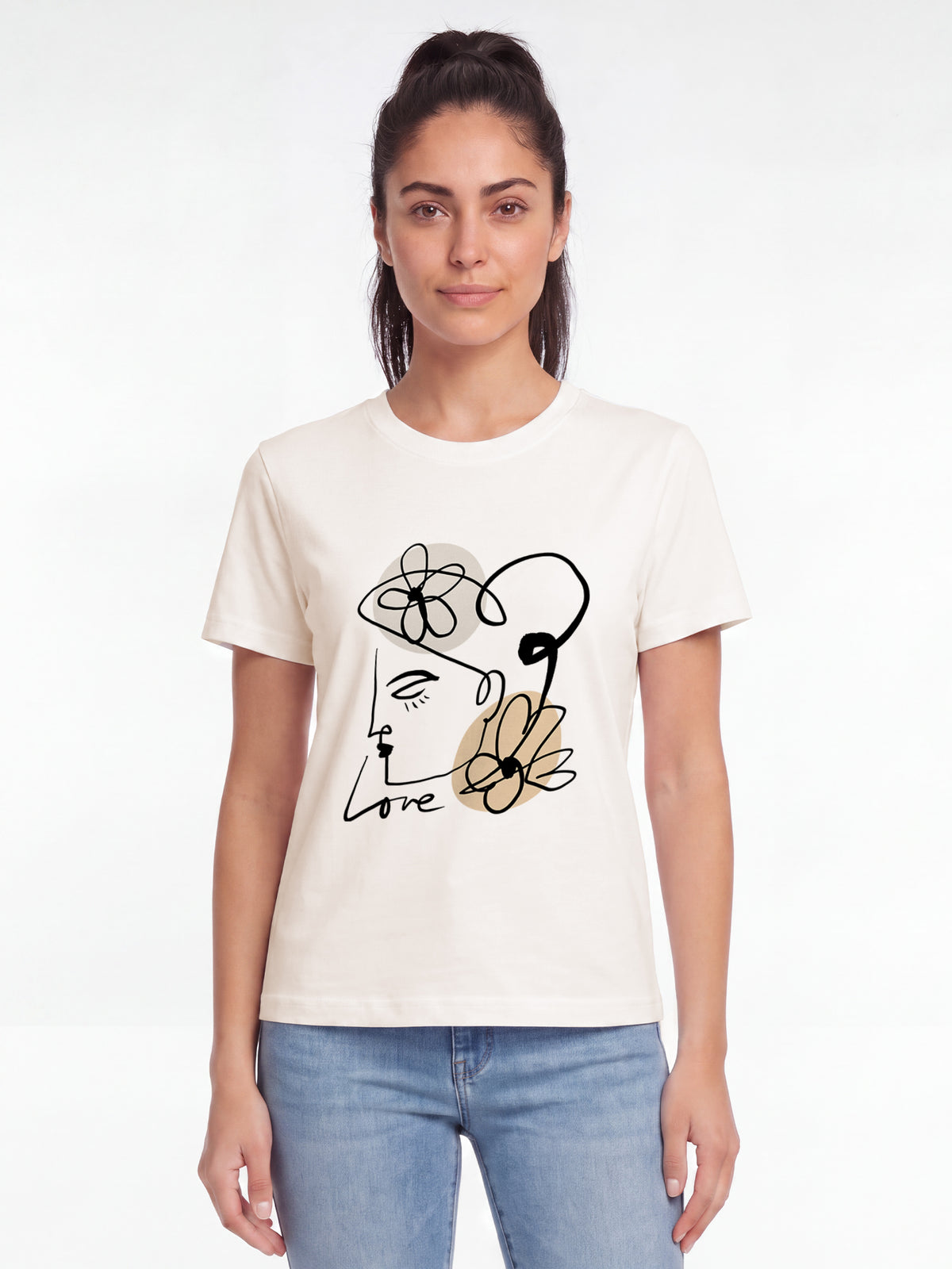 Self love | T-Shirt Frauen-model_01;C018