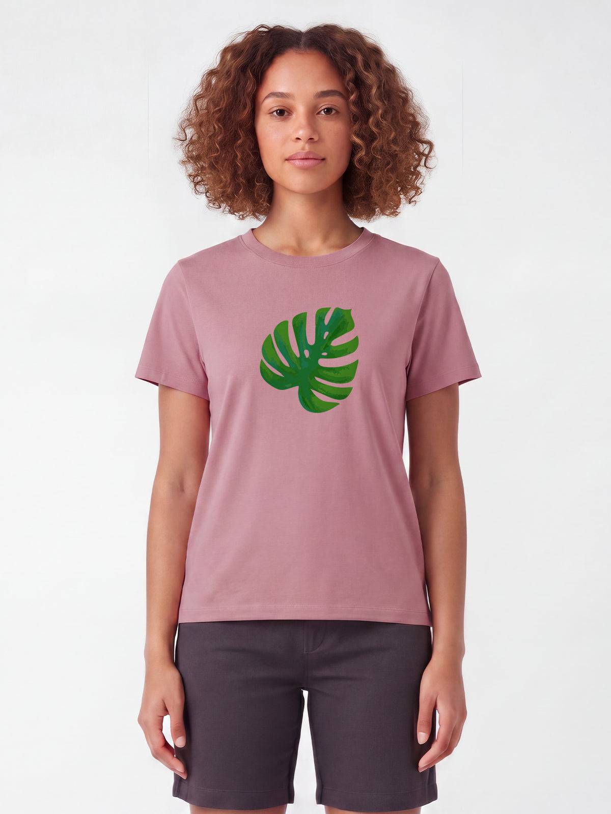 Monstera 2.0 | T-Shirt Frauen-model_01;C355