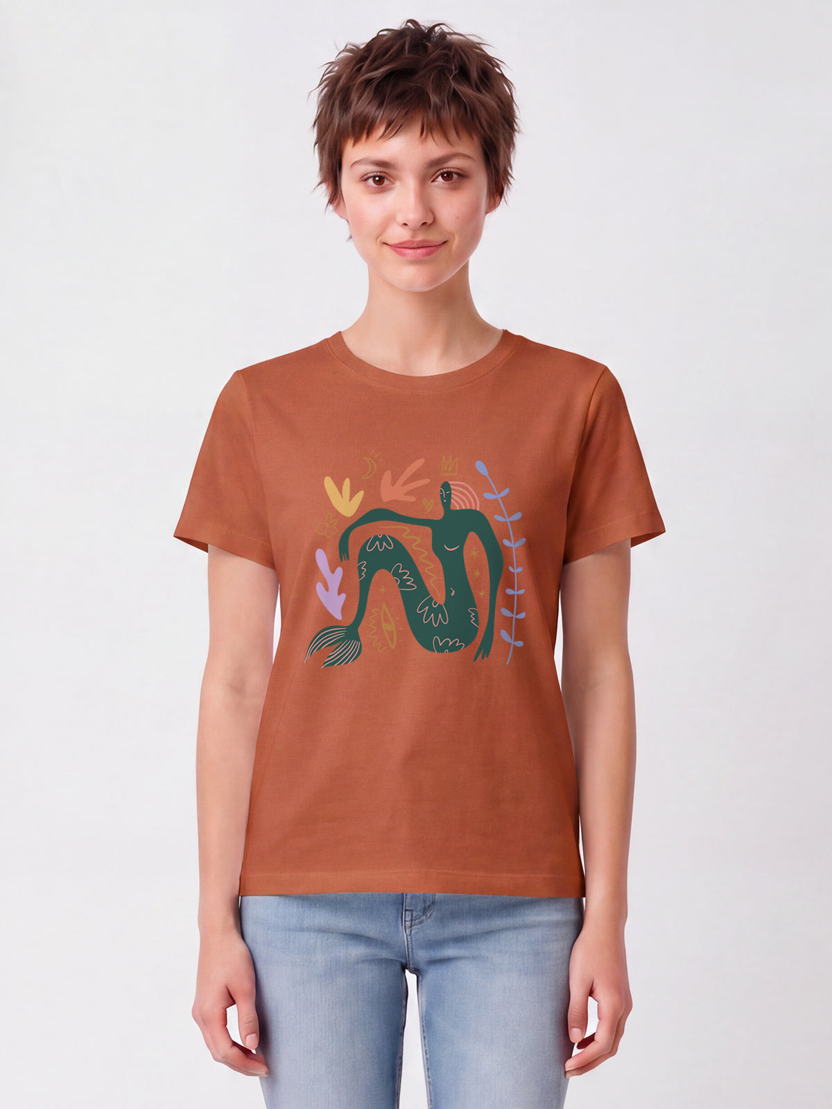 Love and flex | T-Shirt Frauen-model_01;C730