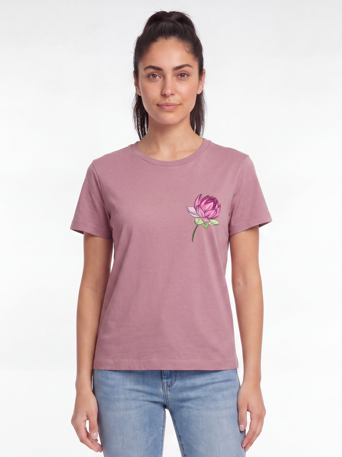Blume | T-Shirt Frauen-model_01;C355