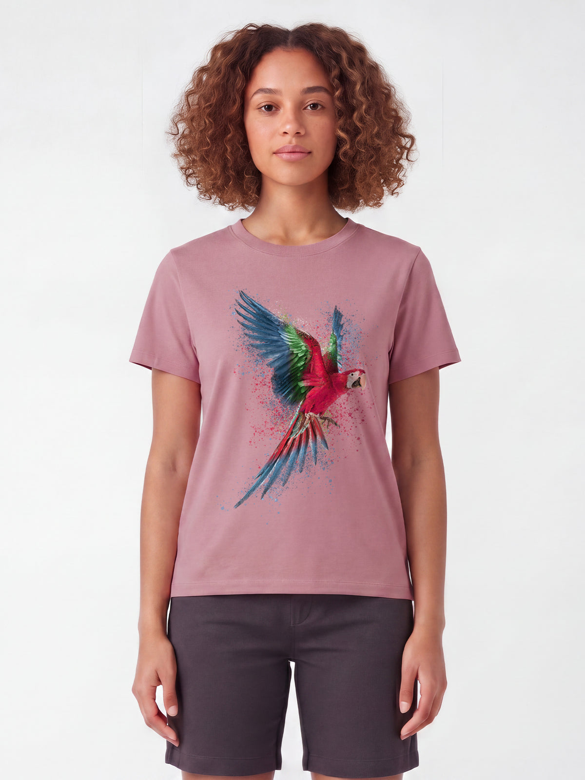 Papagei | T-Shirt Frauen-model_01;C355