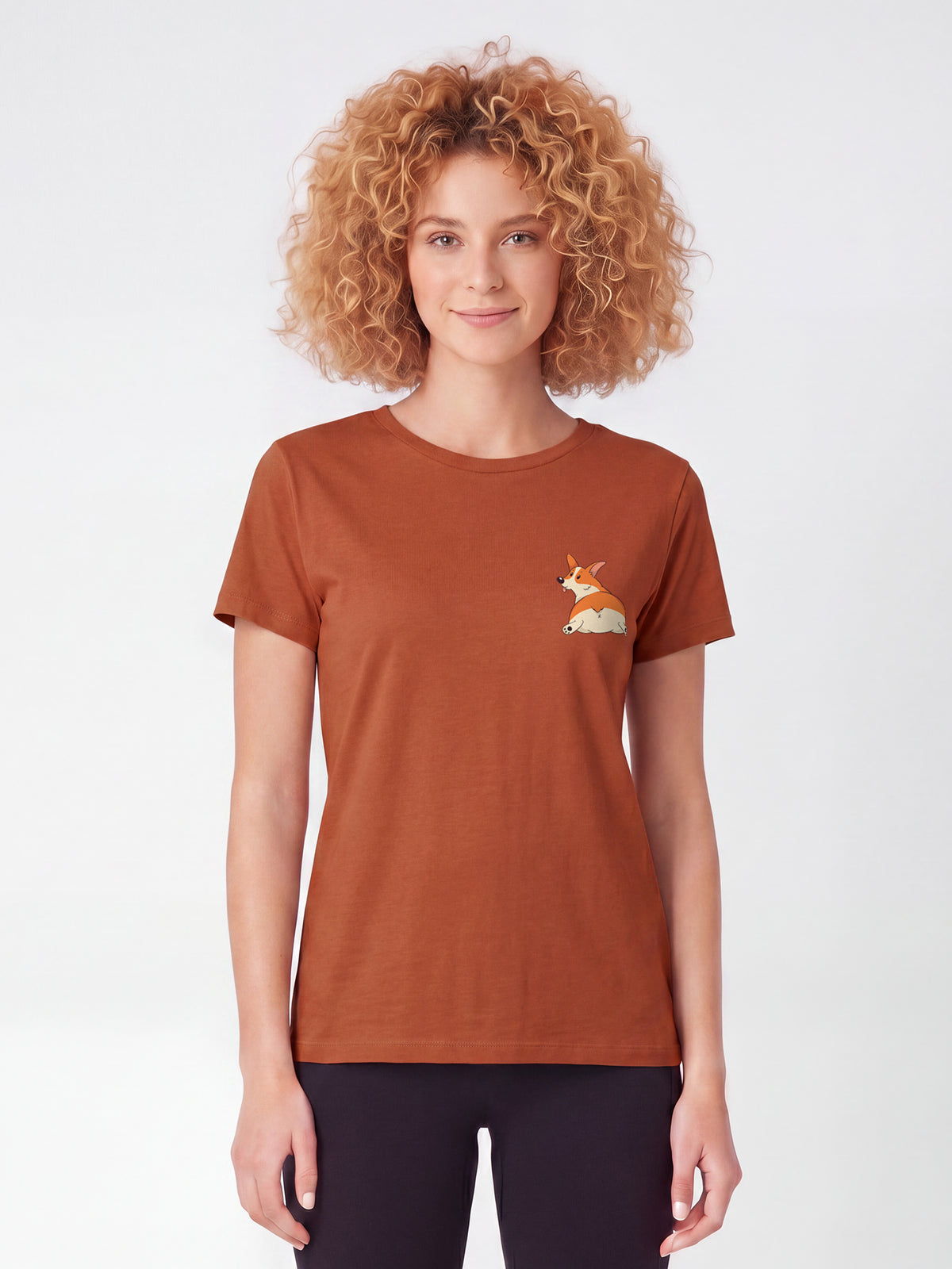 Corgi | T-Shirt Frauen-model_01;C730
