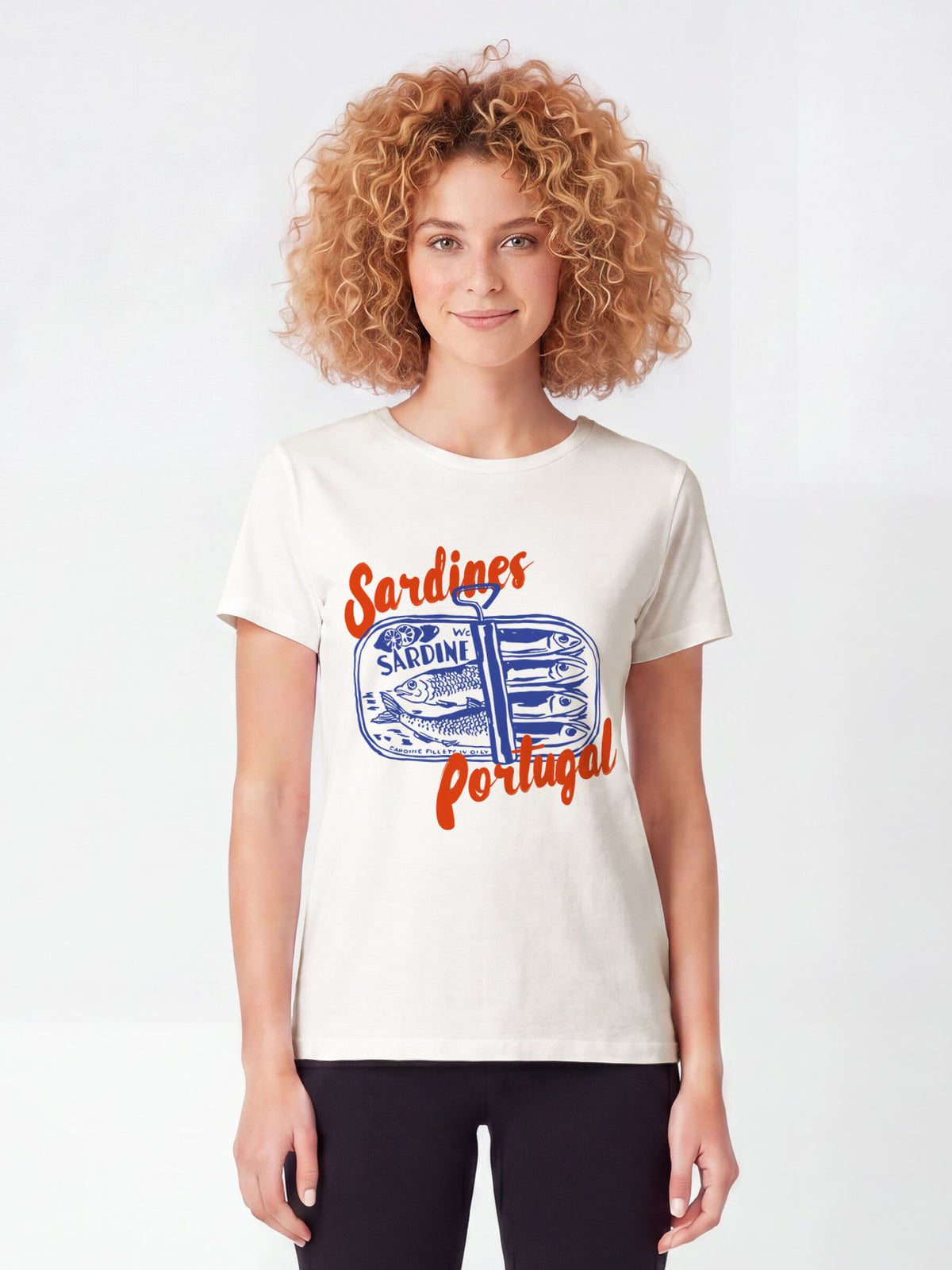 Sardines Portugal | T-Shirt Frauen-model_01;C018