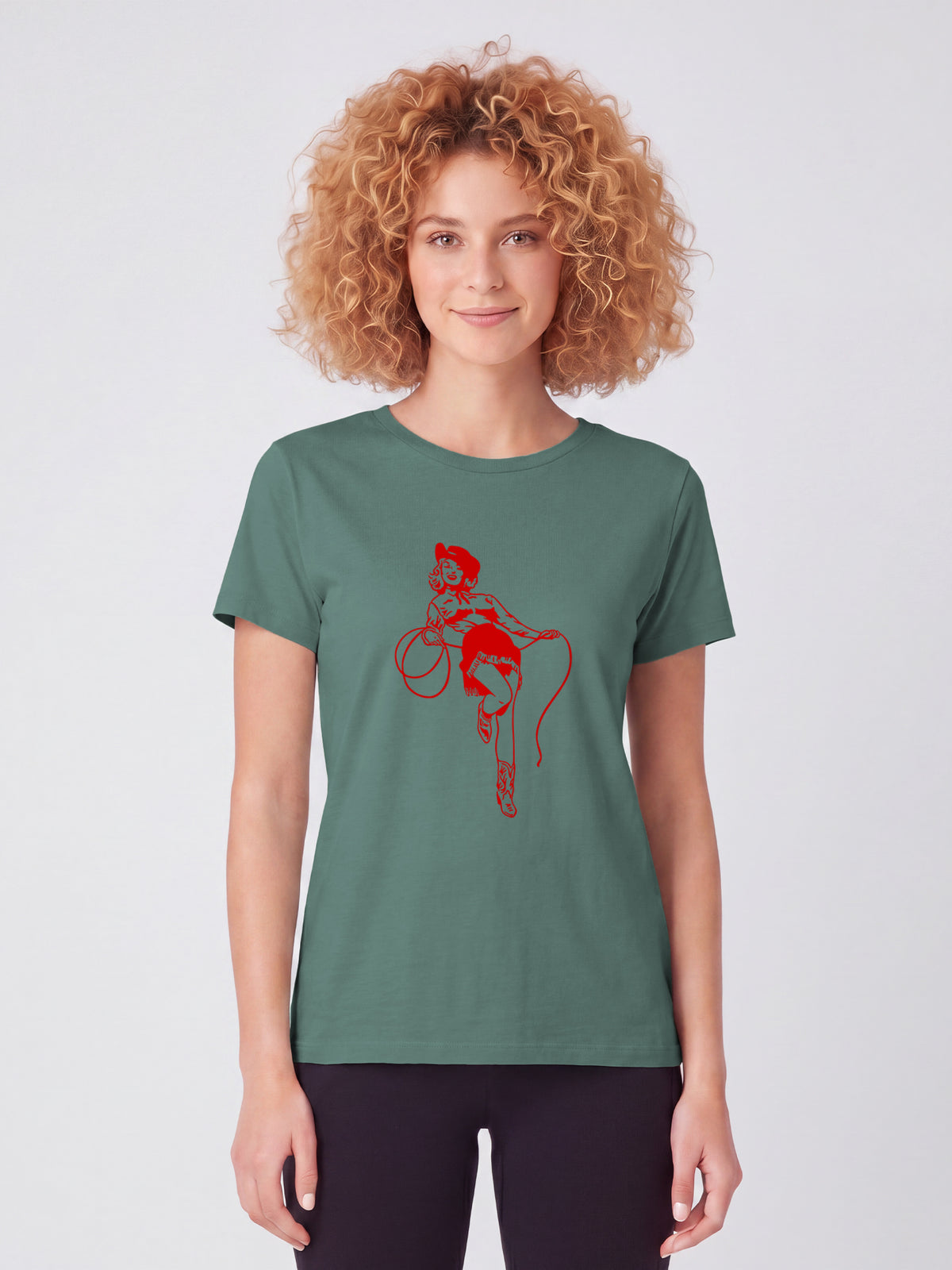Cowgirl | T-Shirt Frauen-model_01;C144