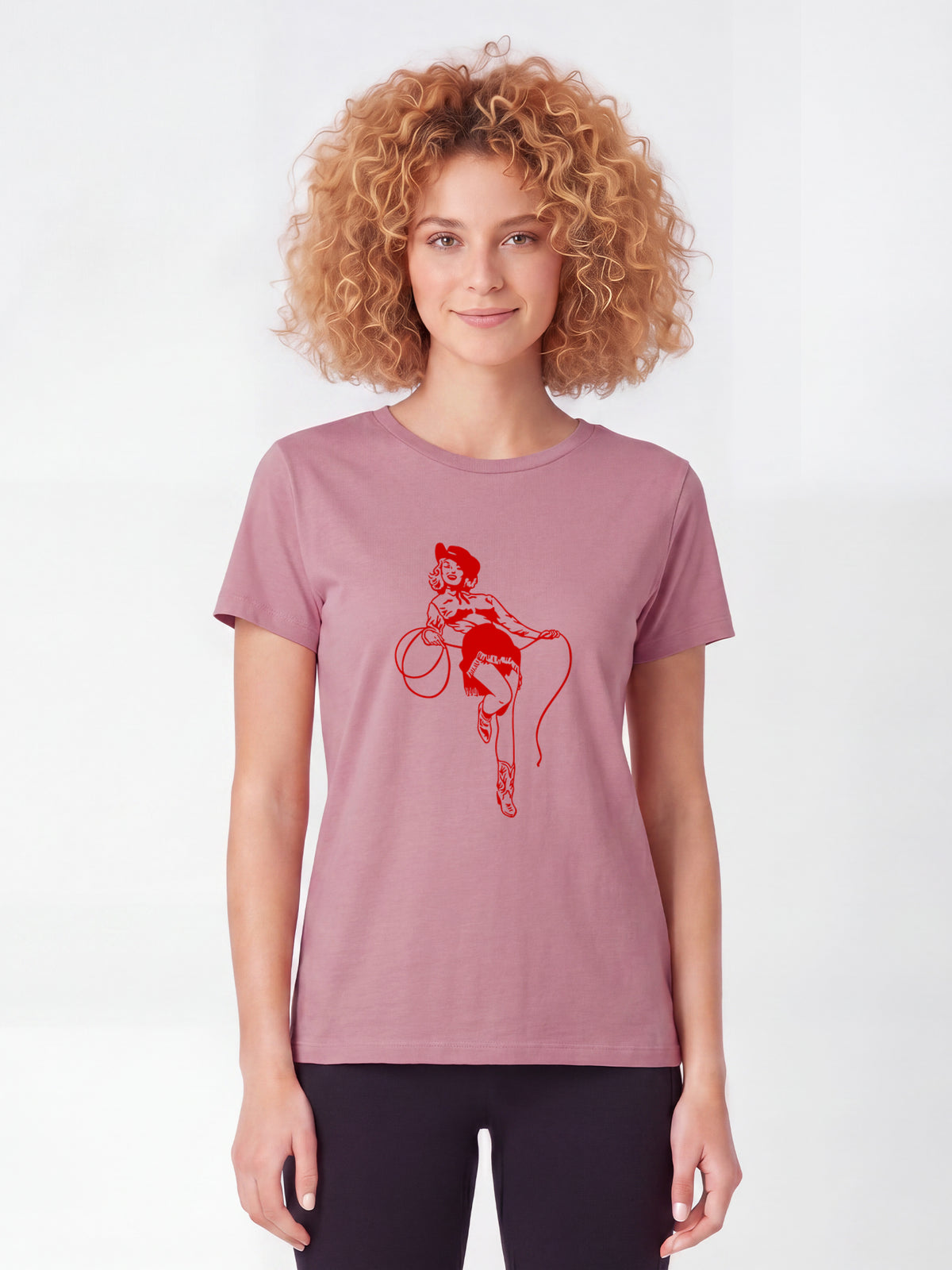Cowgirl | T-Shirt Frauen-model_01;C355