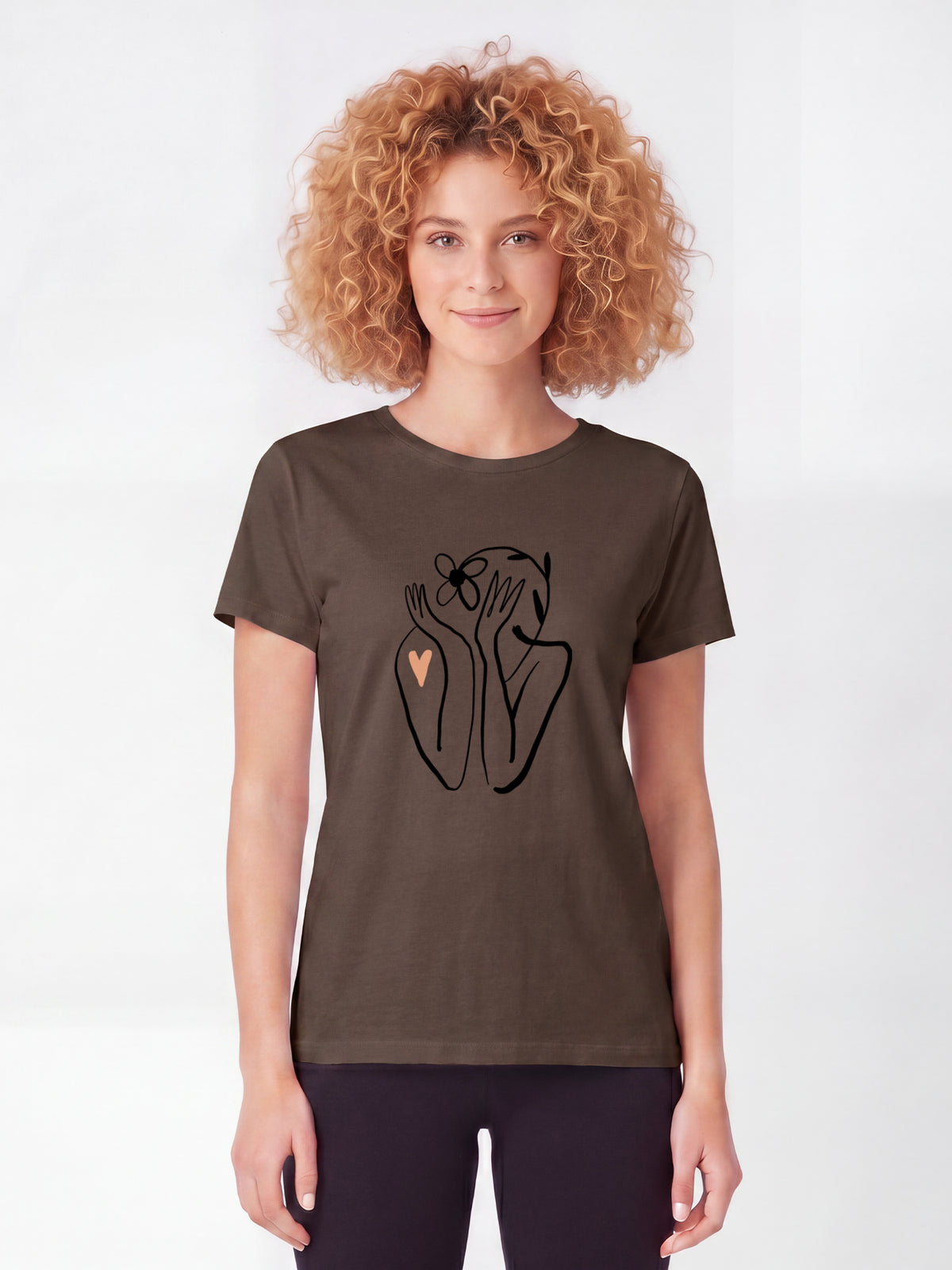 Self love | T-Shirt Frauen-model_01;C135