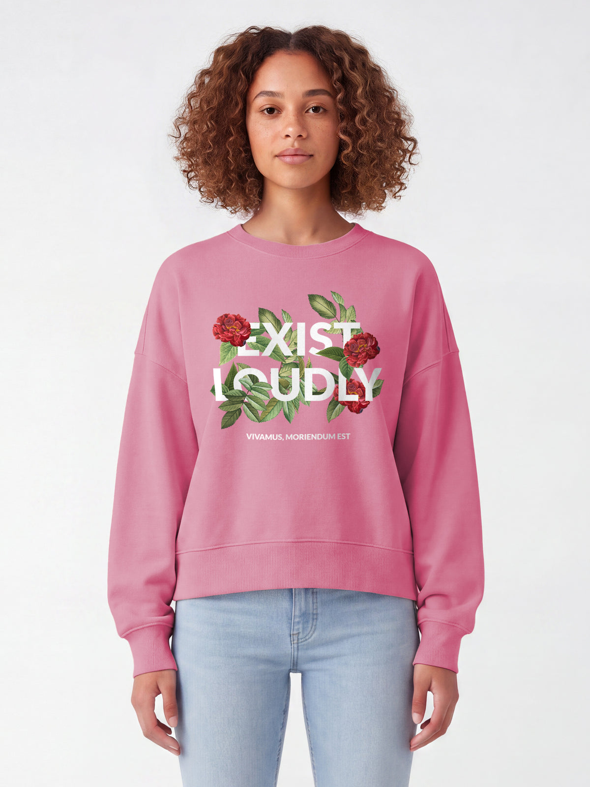 Exist Loudly | Sweatshirt Frauen-model_01;C129
