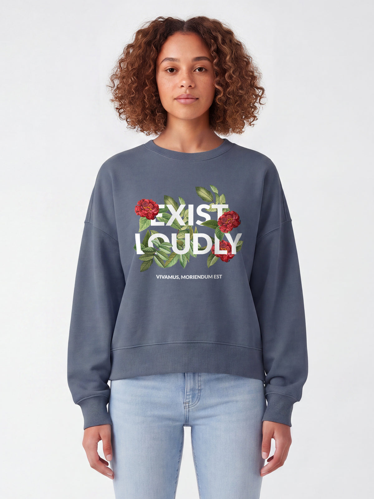 Exist Loudly | Sweatshirt Frauen-model_01;C156