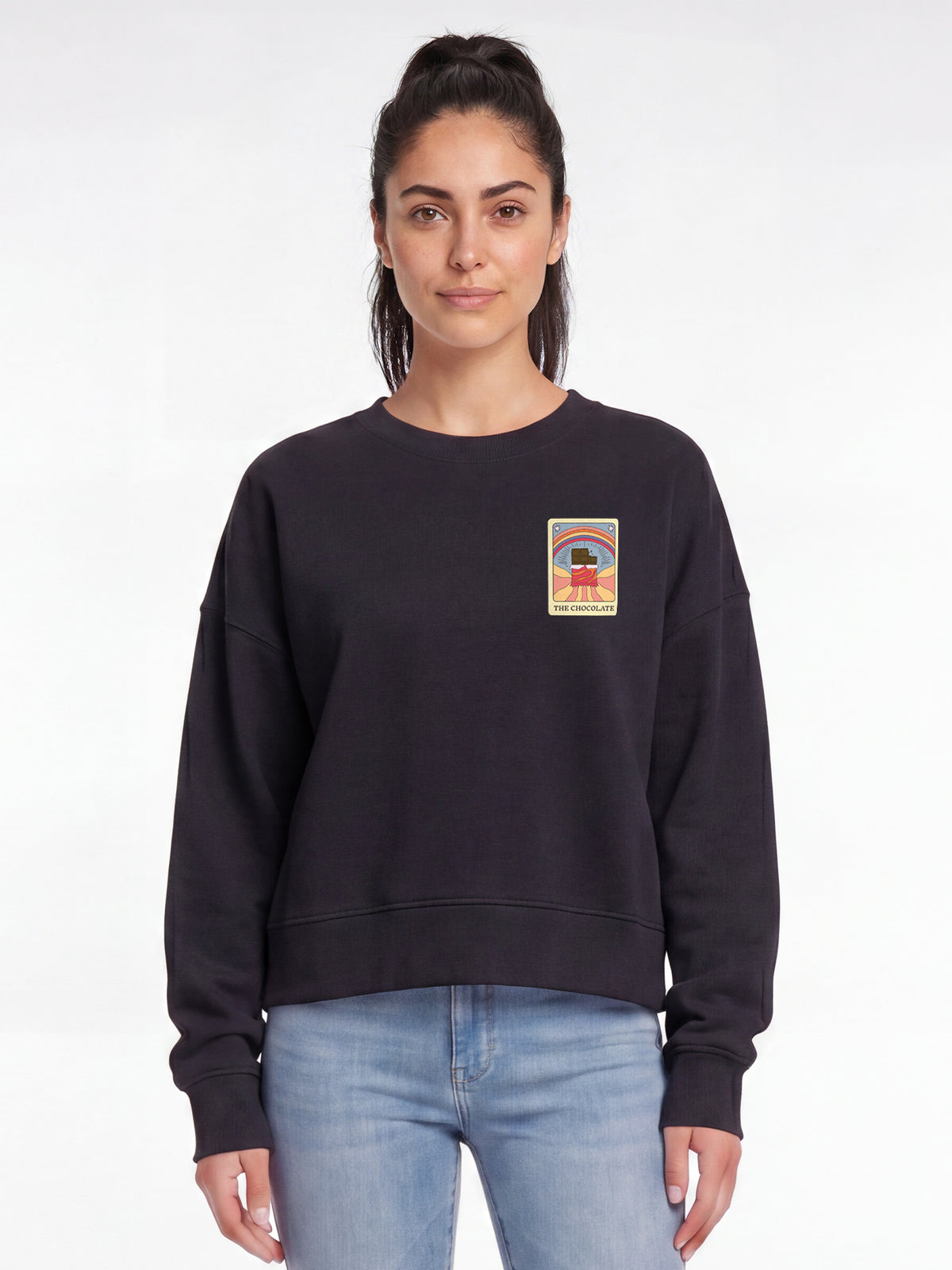Tarot The Chocolate | Sweatshirt Frauen-model_01;C002
