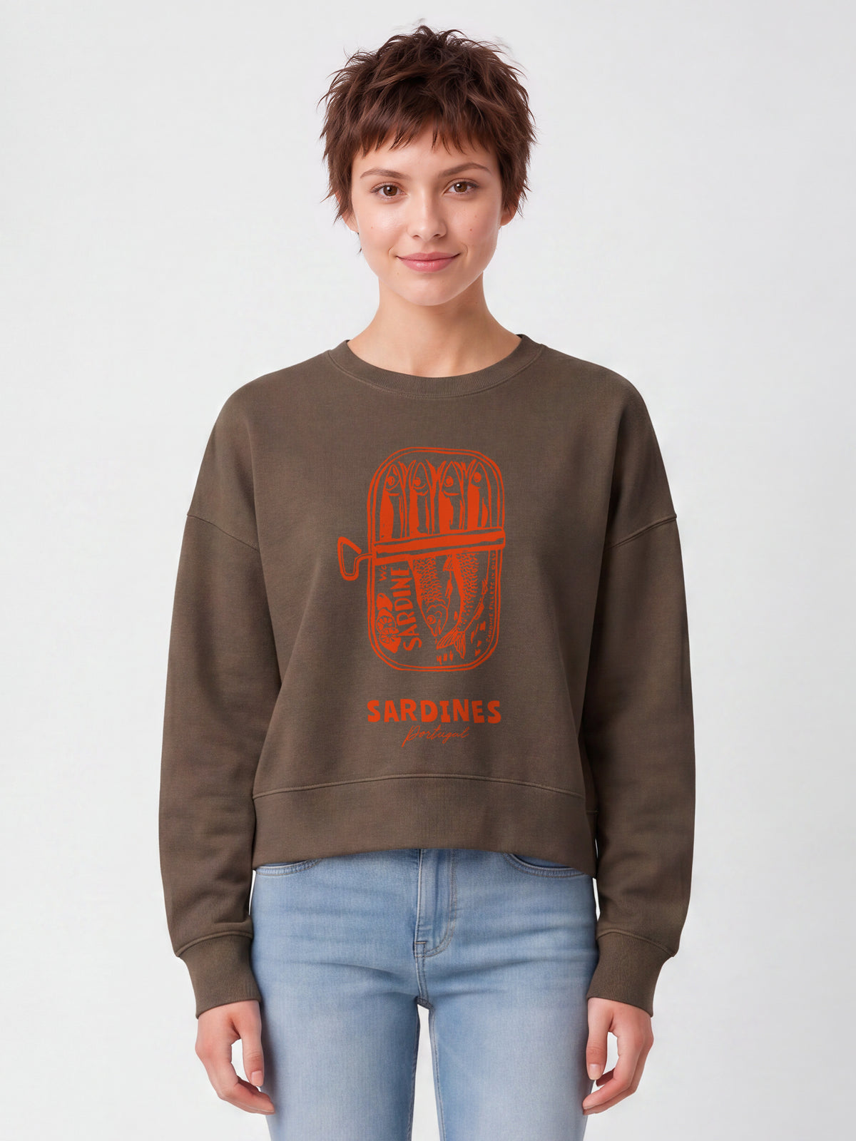 Sardines Portugal | Sweatshirt Frauen-model_01;C135