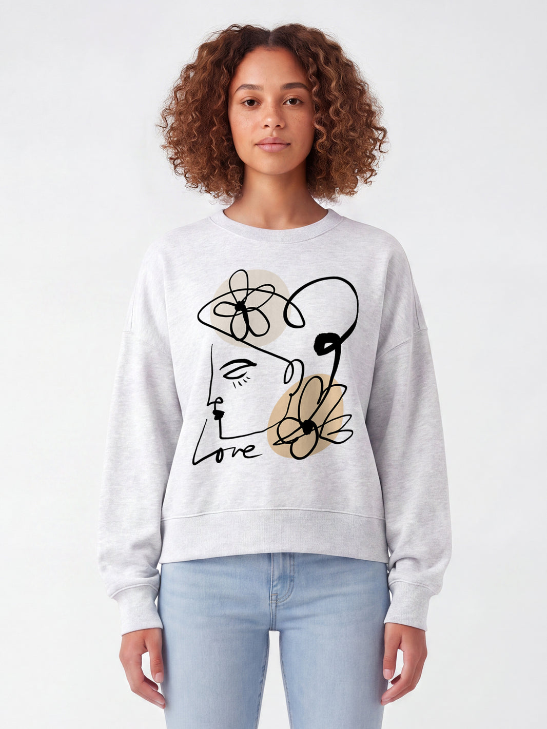 Self Love | Sweatshirt Frauen-model_01;C146