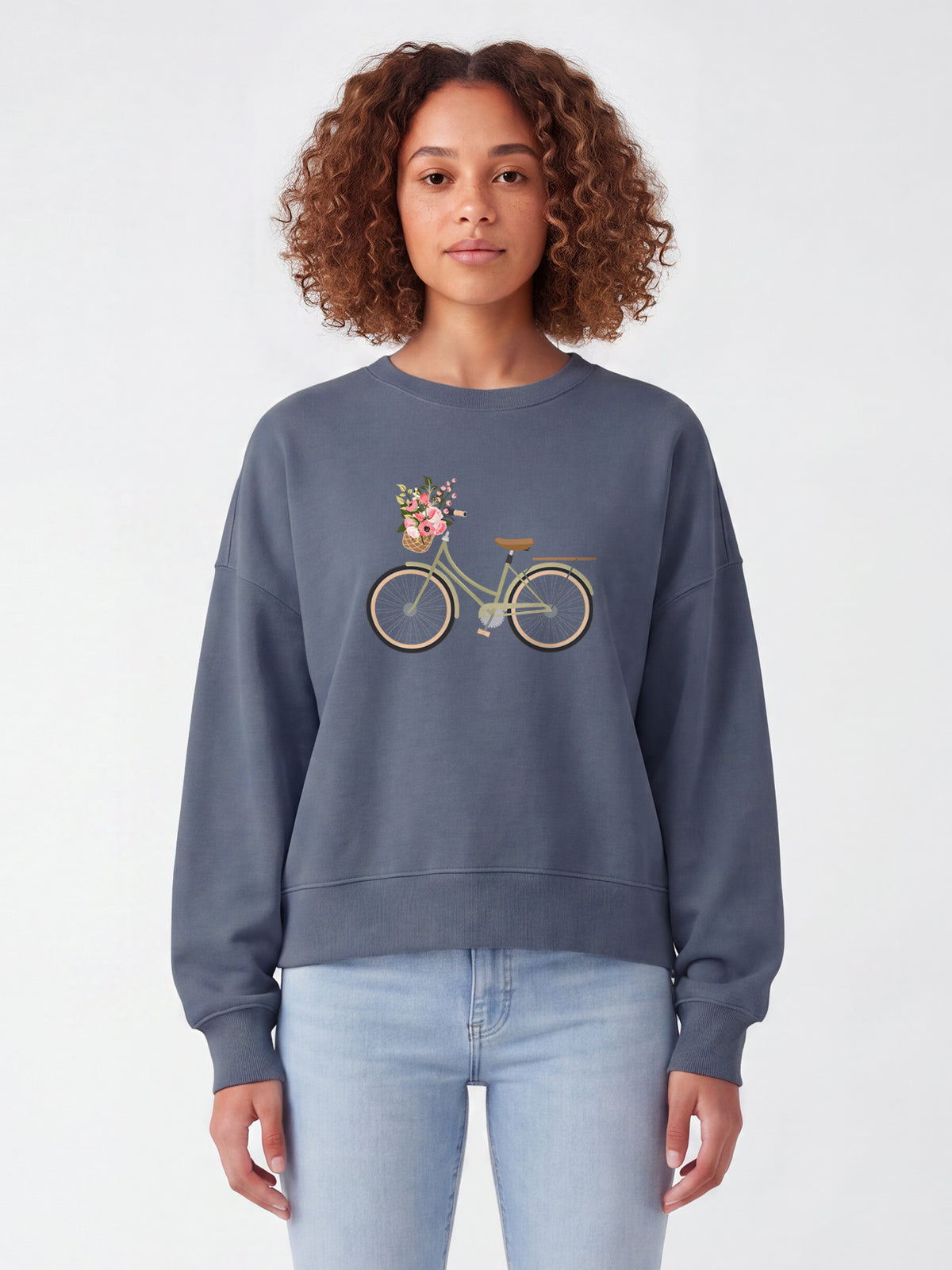 Damenfahrrad | Sweatshirt Frauen-model_01;C156
