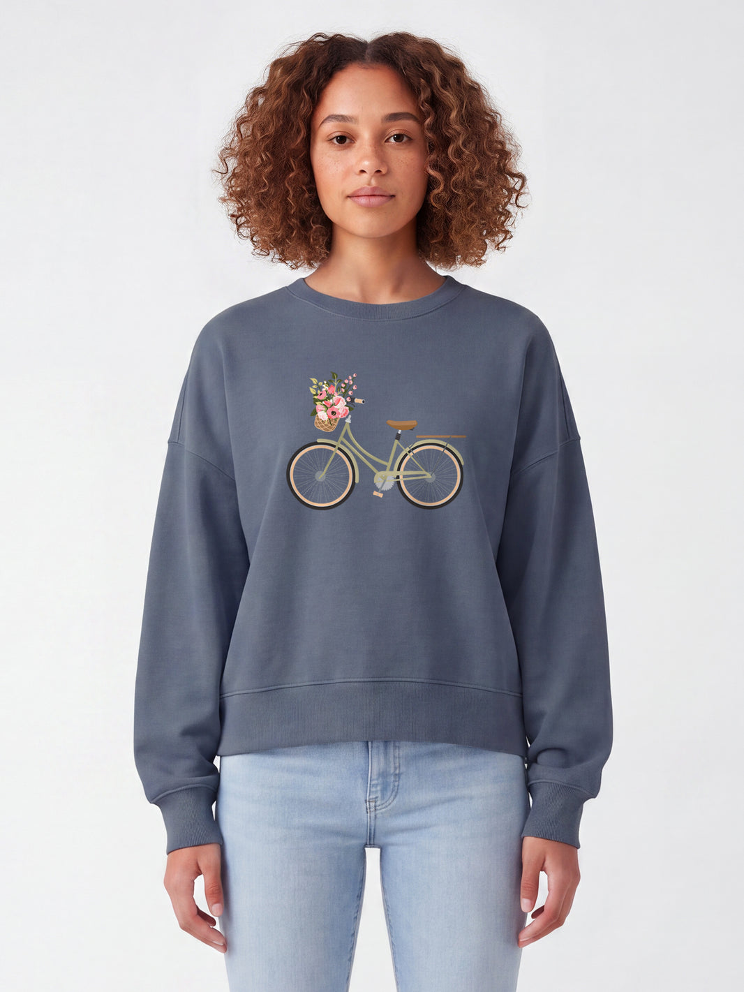Damenfahrrad | Sweatshirt Frauen-model_01;C156