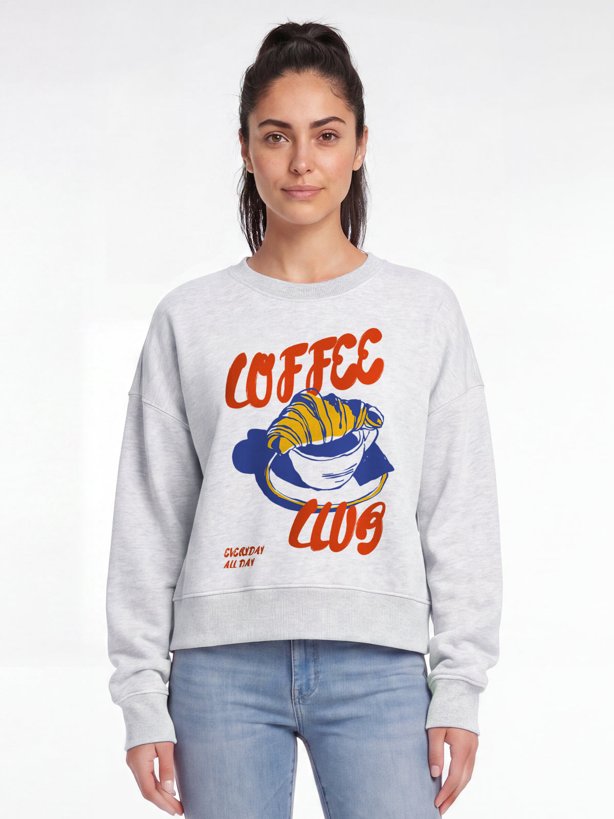Coffee club | Sweatshirt Frauen-model_01;C146