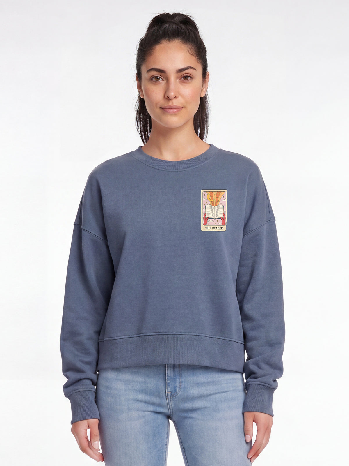Tarot The Reader | Sweatshirt Frauen-model_01;C156