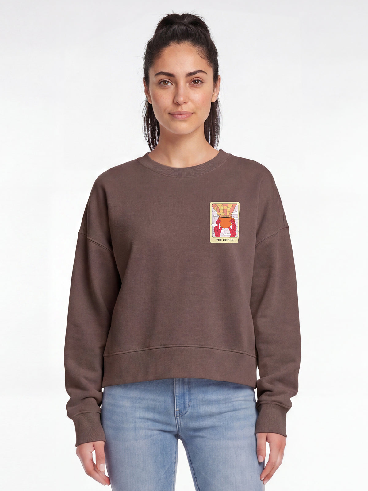 Tarot The Coffee | Sweatshirt Frauen-model_01;C135