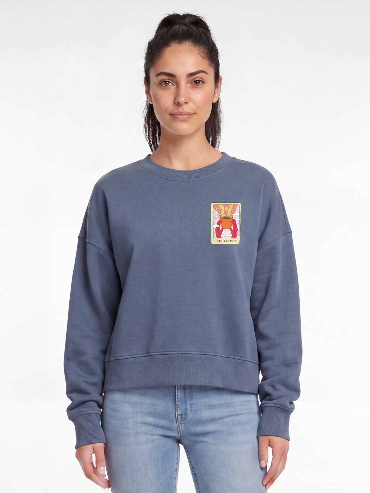 Tarot The Coffee | Sweatshirt Frauen-model_01;C156