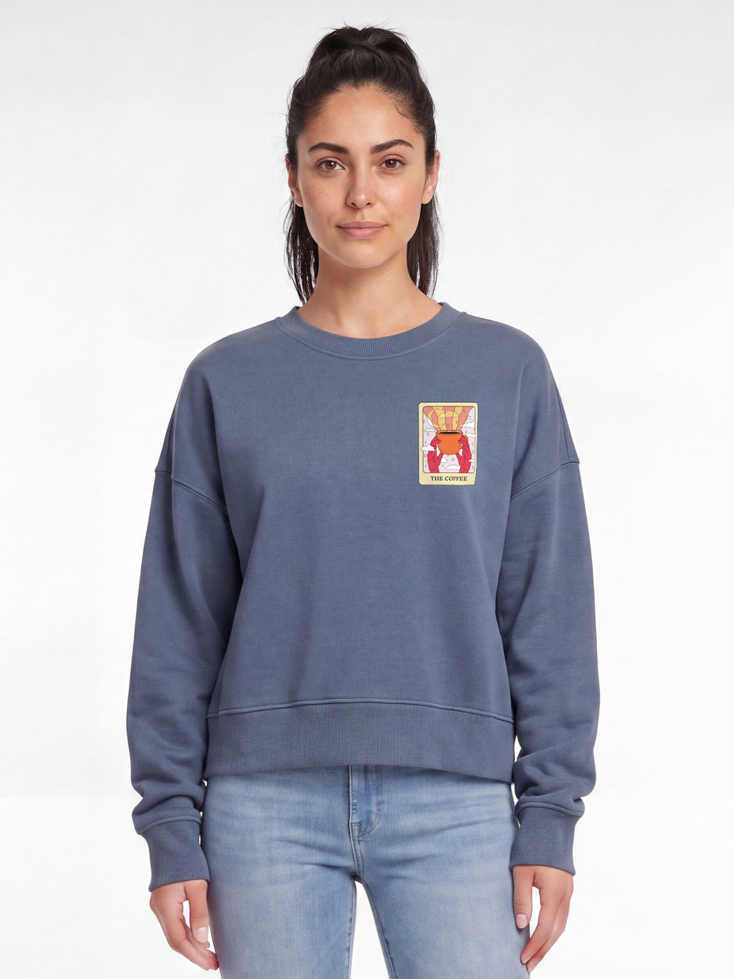 Tarot The Coffee | Sweatshirt Frauen-model_01;C156