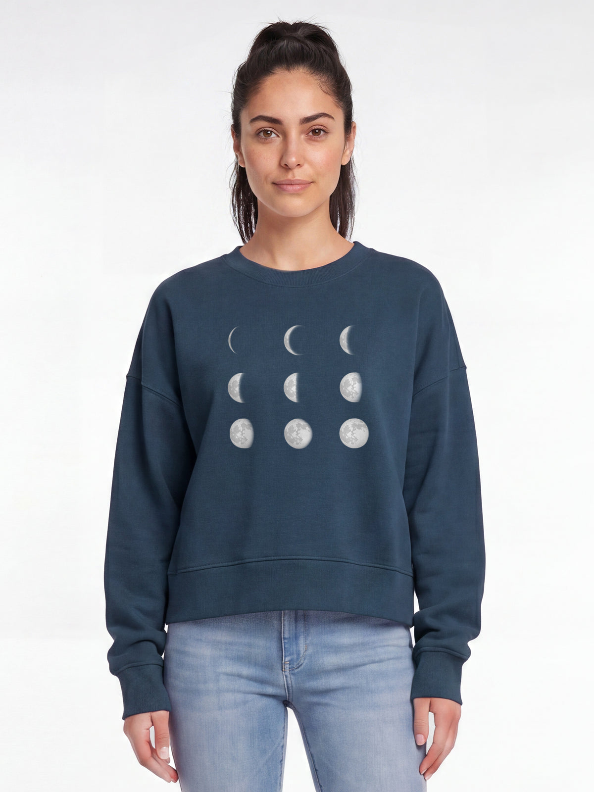 Moonphases | Sweatshirt Frauen-model_01;C136