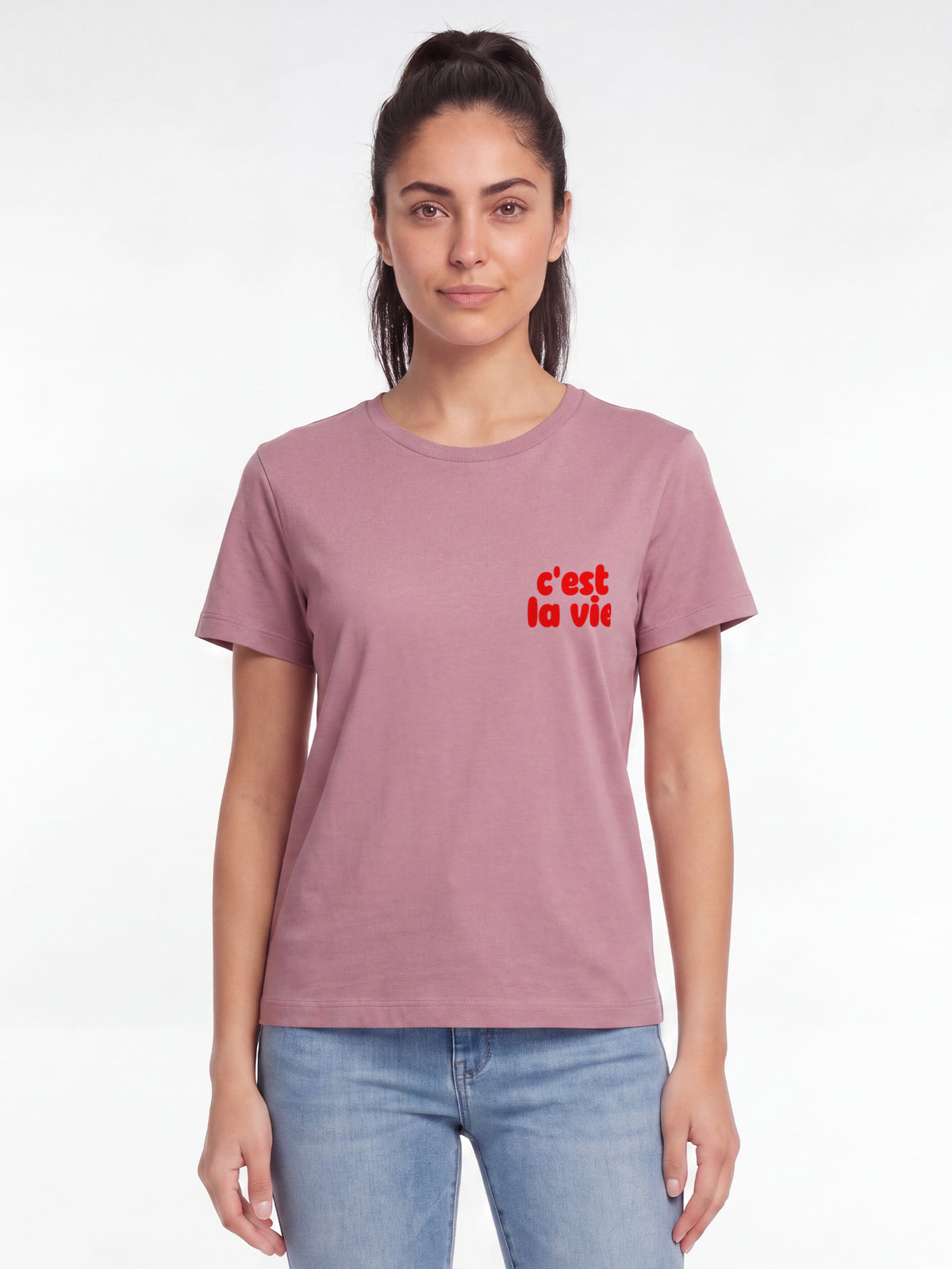 cest la vie | T-Shirt Frauen-model_01;C355