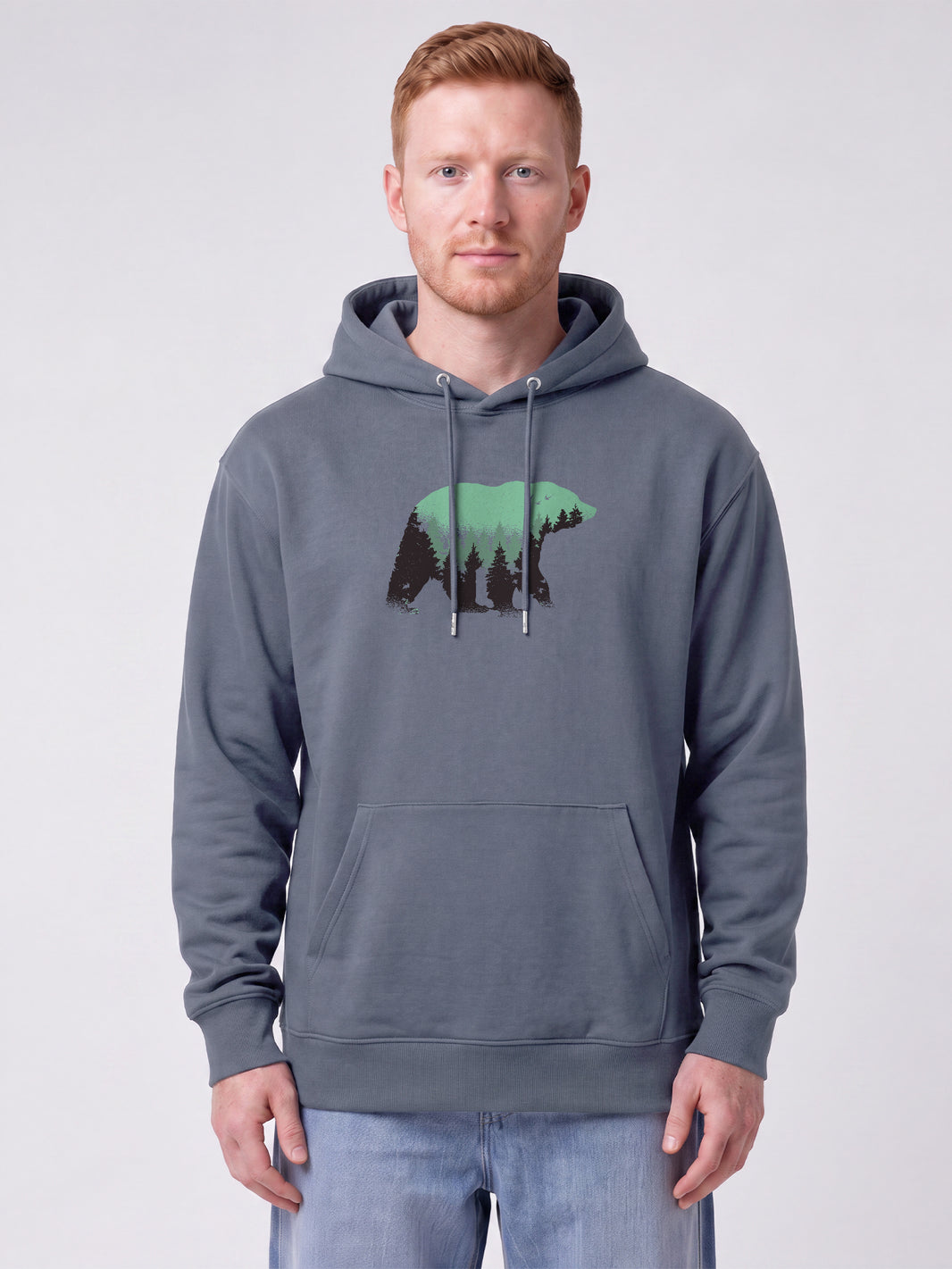 Waldbär | Hoodie Unisex-model_01;C156