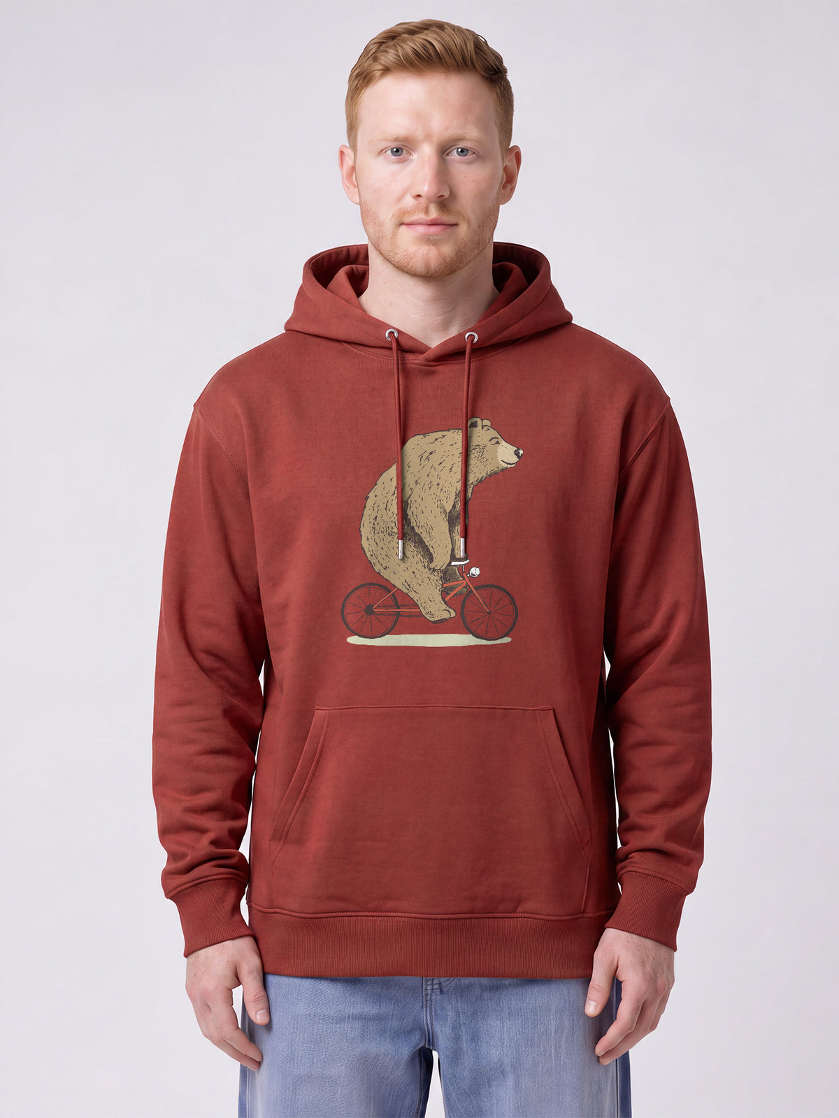 Fahrradbär | Hoodie Unisex-model_01;C150