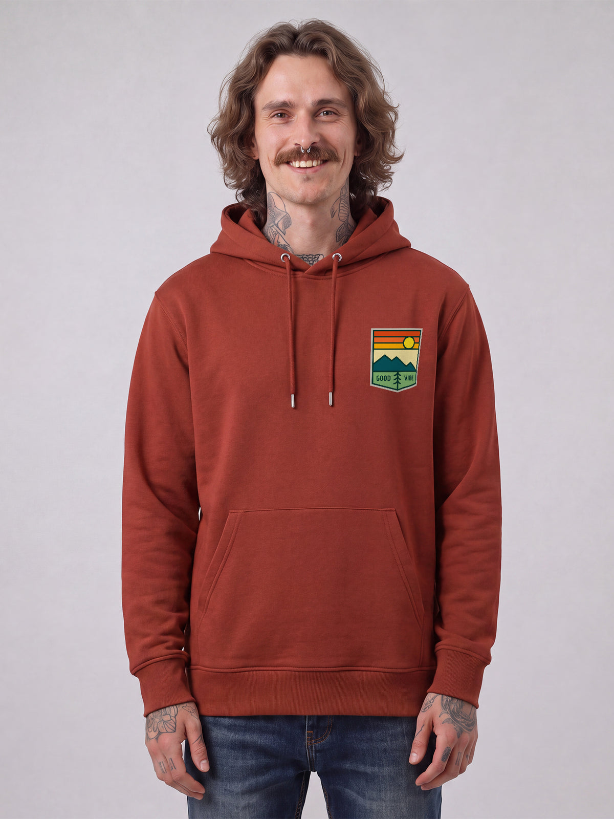 Good Vibe | Hoodie Unisex-model_01;C150