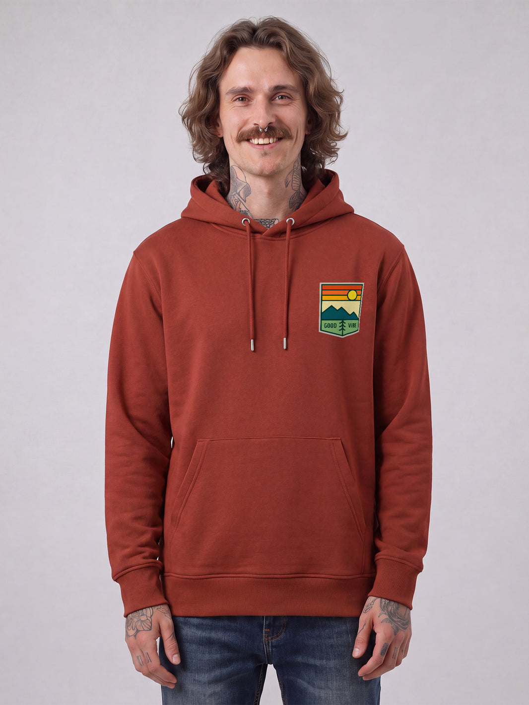 Good Vibe | Hoodie Unisex-model_01;C150