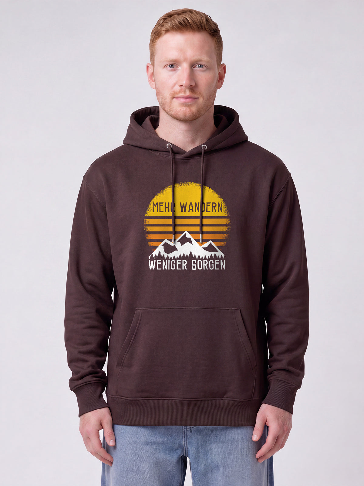Mehr Wandern | Hoodie Unisex-model_01;C116