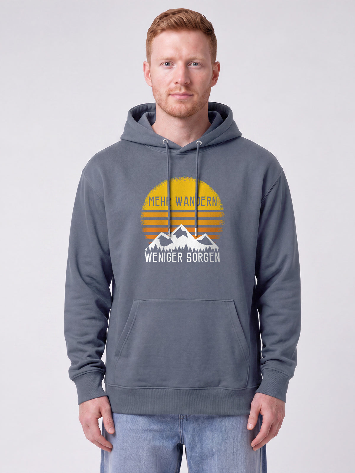 Mehr Wandern | Hoodie Unisex-model_01;C156