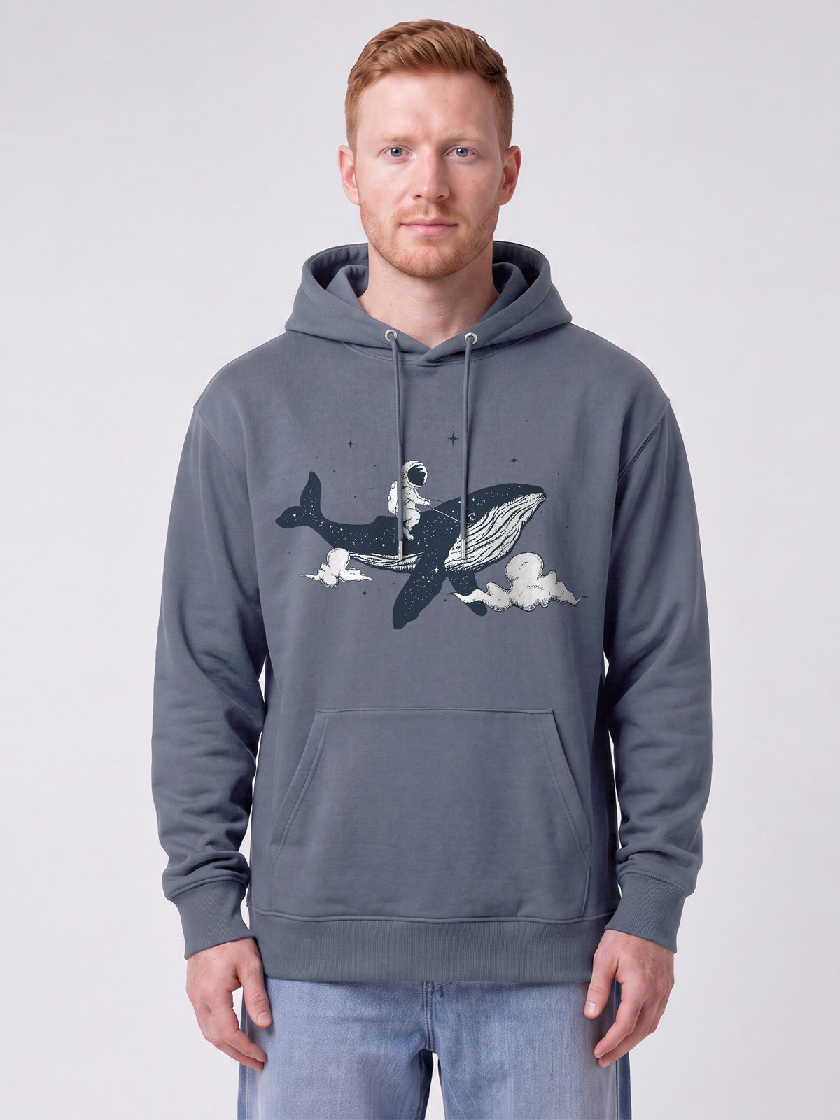 Spacewhale | Hoodie Unisex-model_01;C156