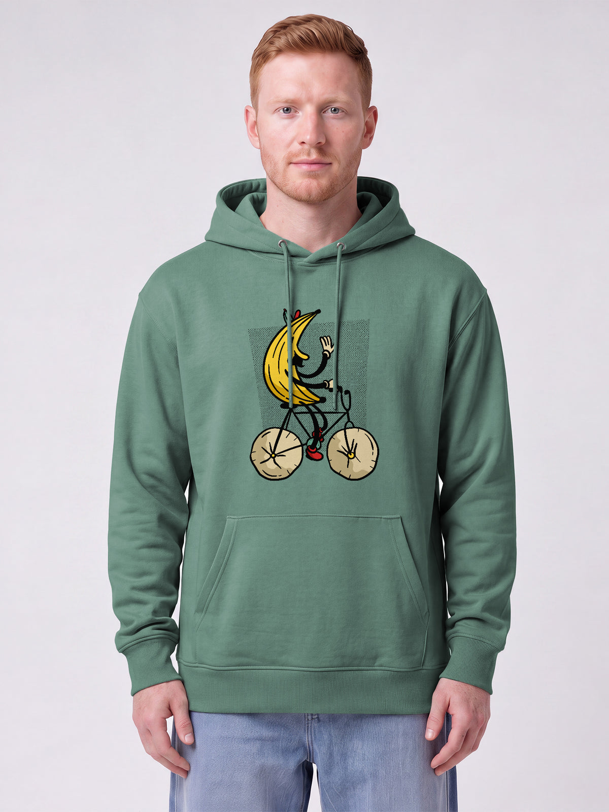 Banana Rider | Hoodie Unisex-model_01;C144