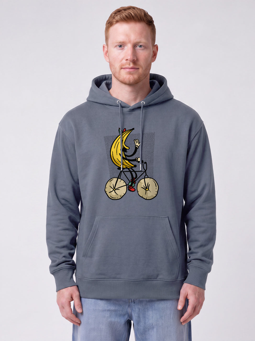 Banana Rider | Hoodie Unisex-model_01;C156