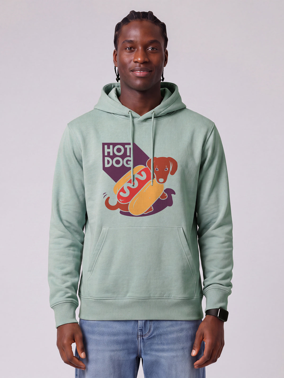 Hot Dog | Hoodie Unisex-model_01;C089