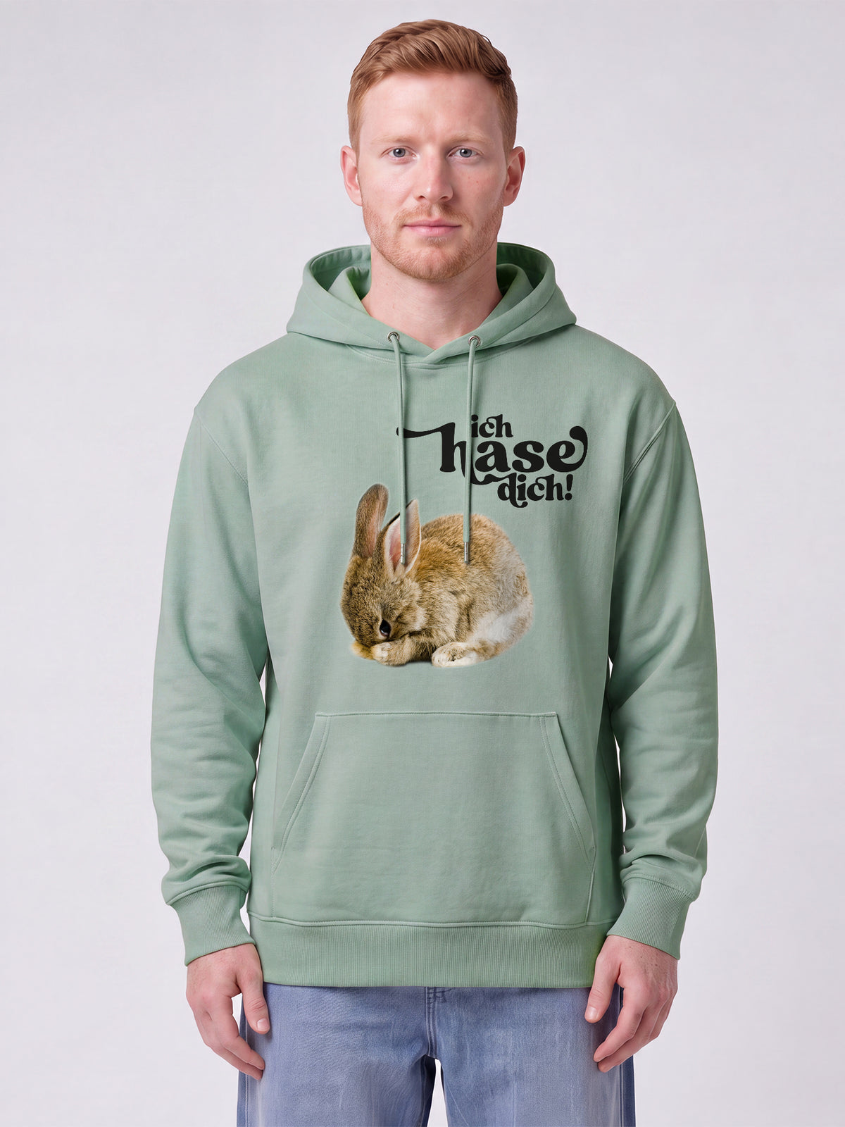 Ich hase dich! | Hoodie Unisex-model_01;C089