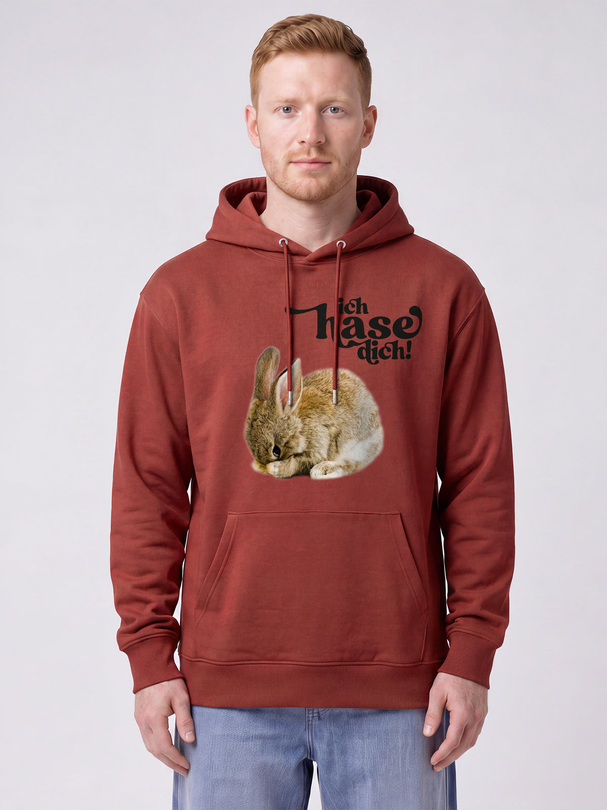 Ich hase dich! | Hoodie Unisex-model_01;C150