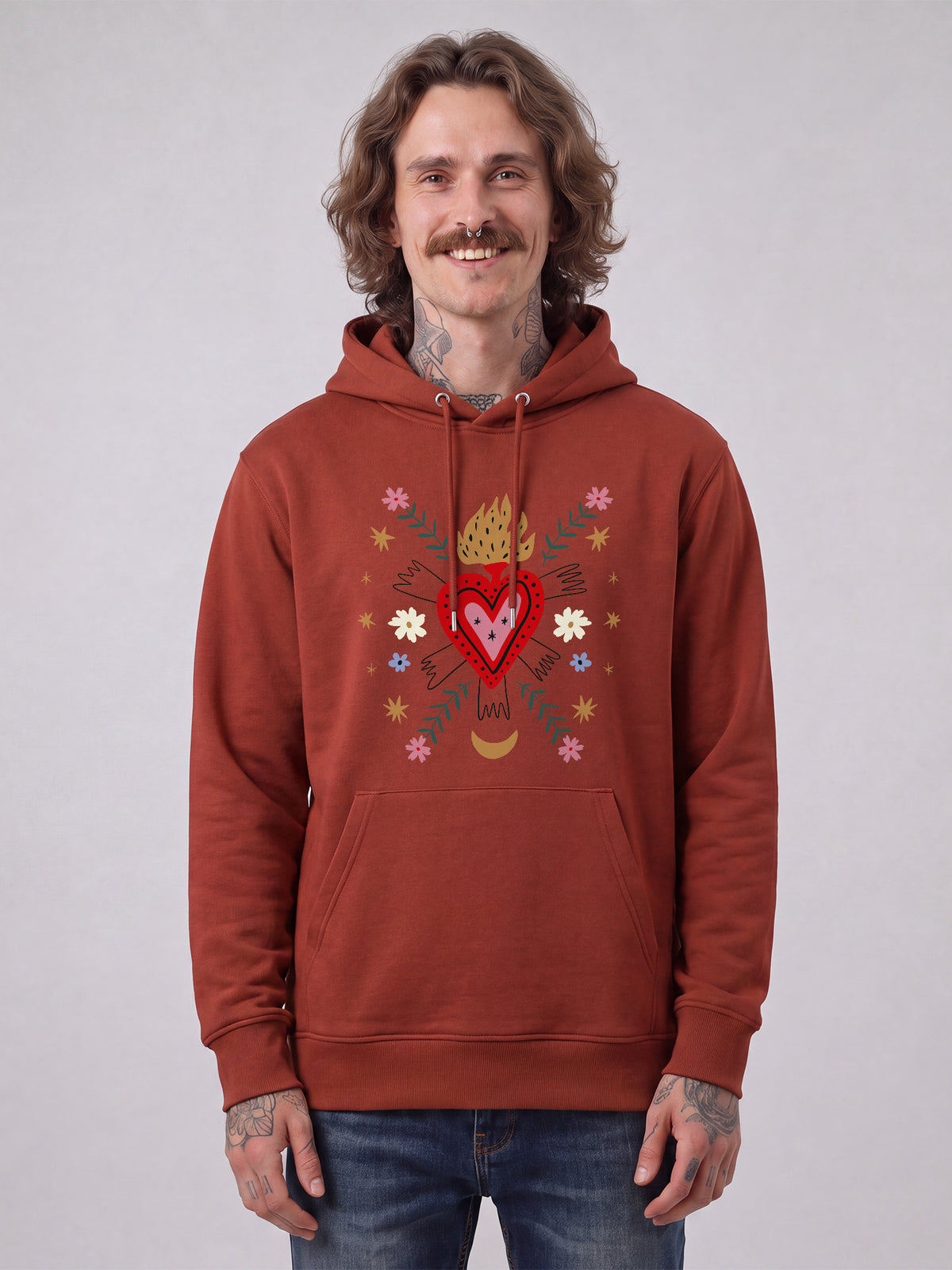 Love and flex | Hoodie Unisex-model_01;C150