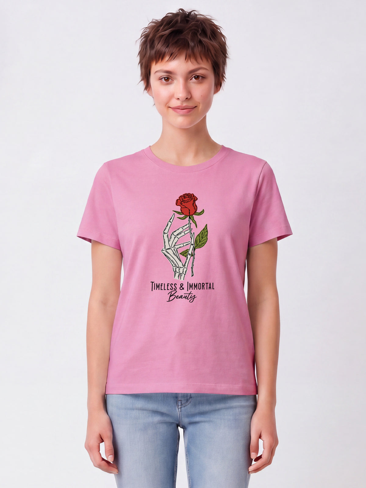 Timeless Immortal Beauty | T-Shirt Frauen-model_01;C129