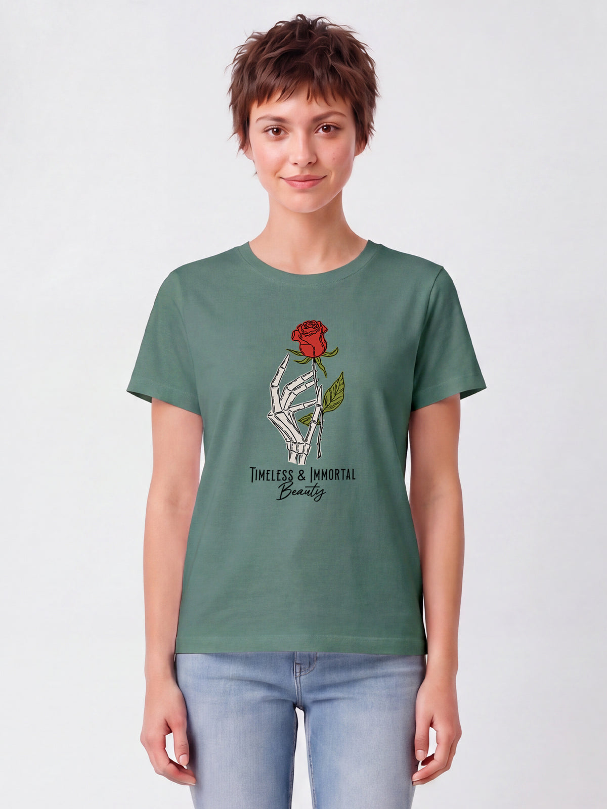 Timeless Immortal Beauty | T-Shirt Frauen-model_01;C144