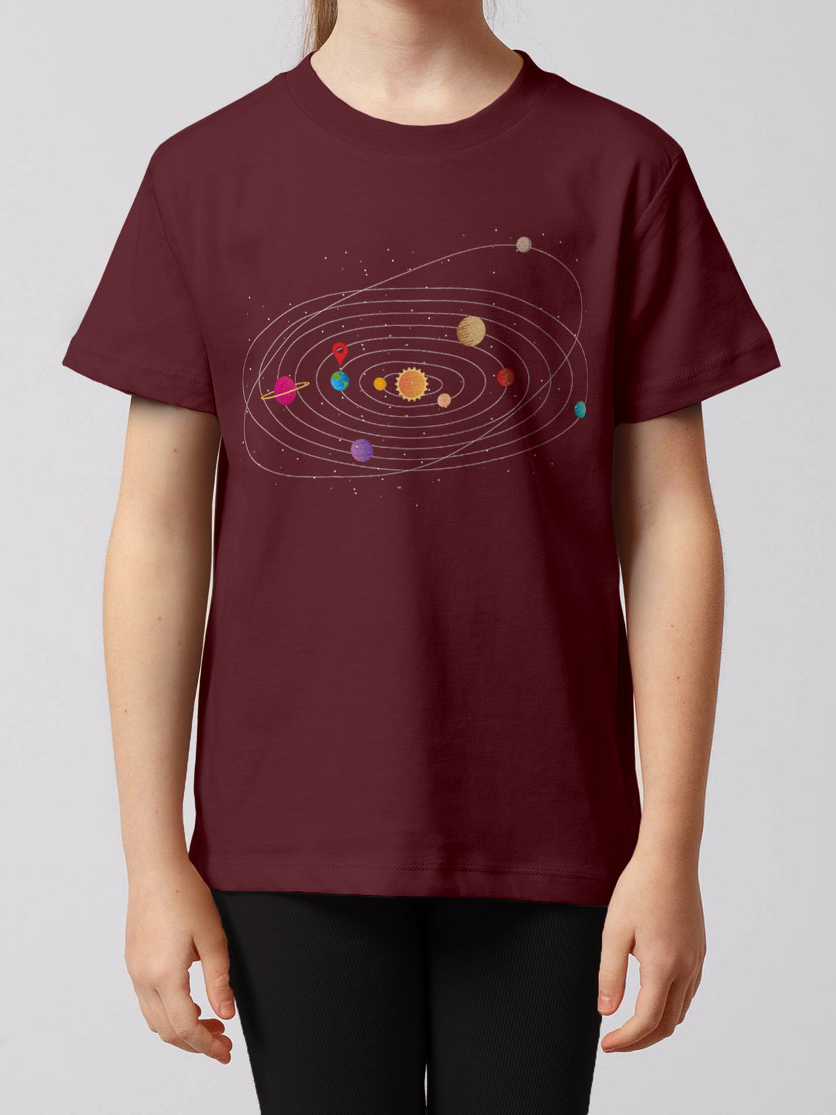Sonnensystem | T-Shirt Kinder-model_01;C244